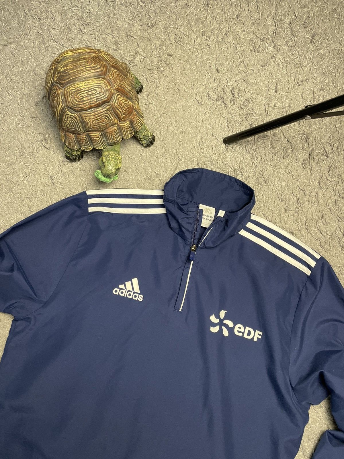 Adidas Vintage Adidas Soccer Track Long Sleeve 1/3 zip y2k Size US M / EU 48-50 / 2 - 2 Thumbnail