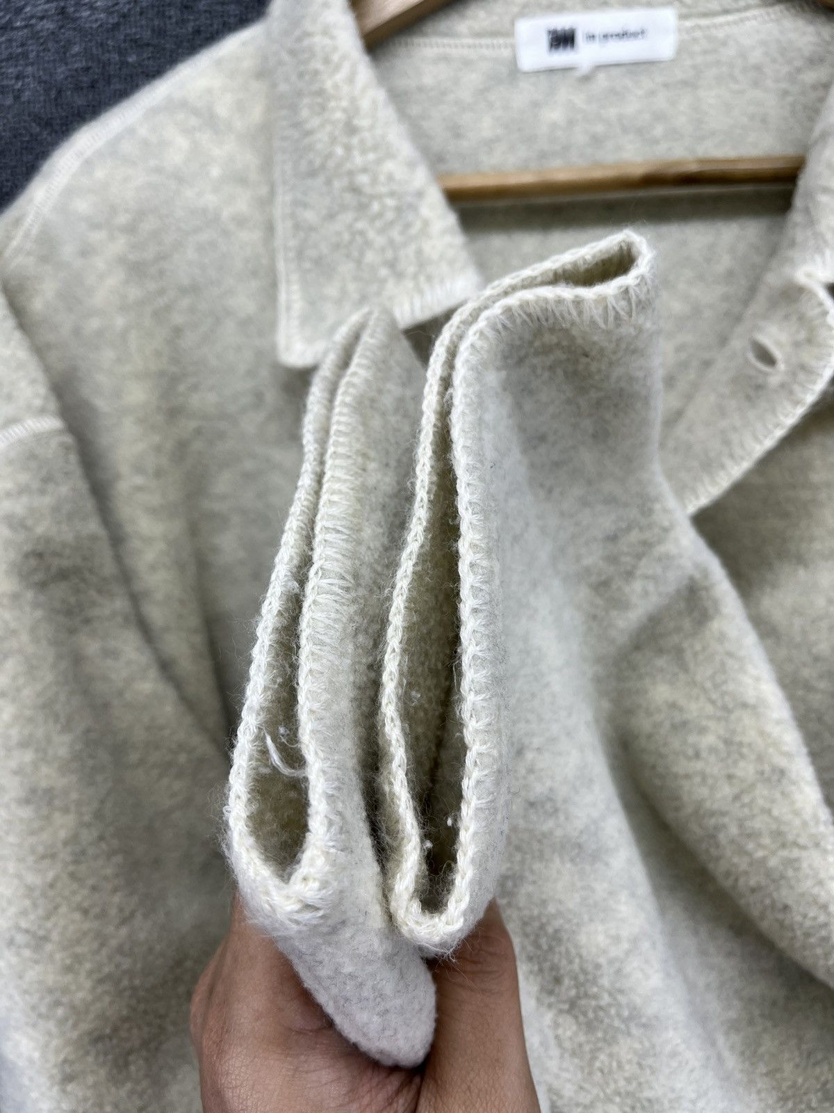 Issey Miyake Vintage Issey Miyake Products Fleece Button Up Jacket Size US L / EU 52-54 / 3 - 9 Thumbnail