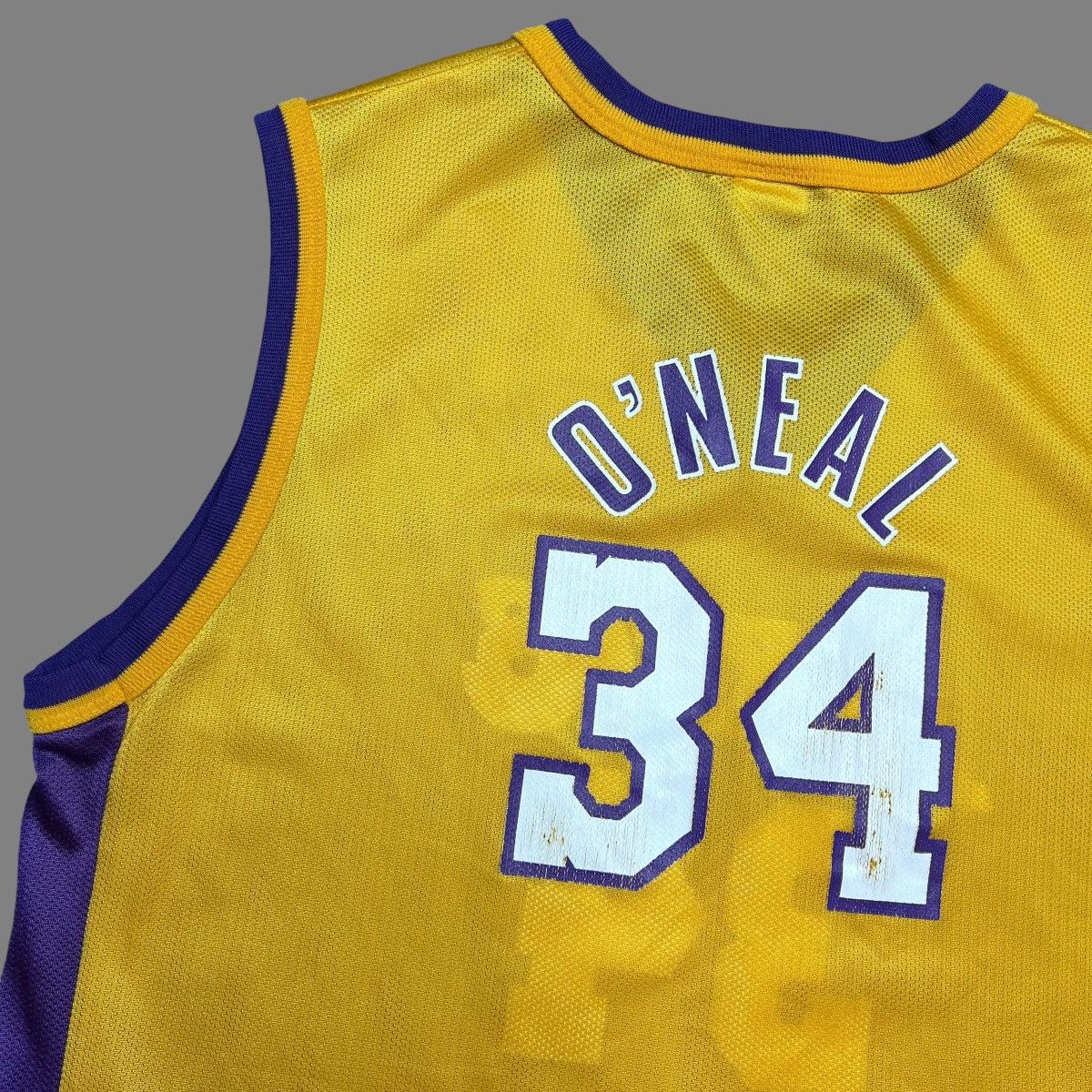 Champion × NBA × Vintage Vtg 90s NBA Los Angeles Lakers Shaq O’Neal Champion Jersey Size US M / EU 48-50 / 2 - 8 Thumbnail