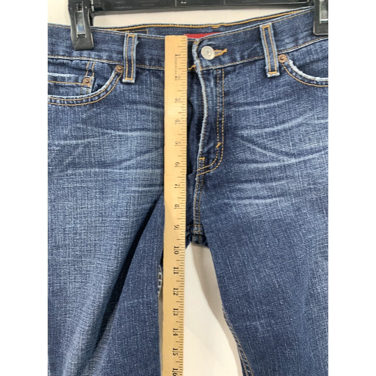 Levi's VTG Levi's 502 Capri Jeans Shirt (Juniors) Women 9 Blue 31in Inseam 21in Mid Rise Straight Leg Button Fly Capris Size 30" / US 8 / IT 44 - 5 Thumbnail