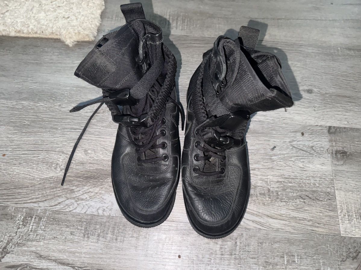 Nike Nike SF Air Force 1 High Triple Black Size US 8.5 / IT 38.5 - 6 Thumbnail
