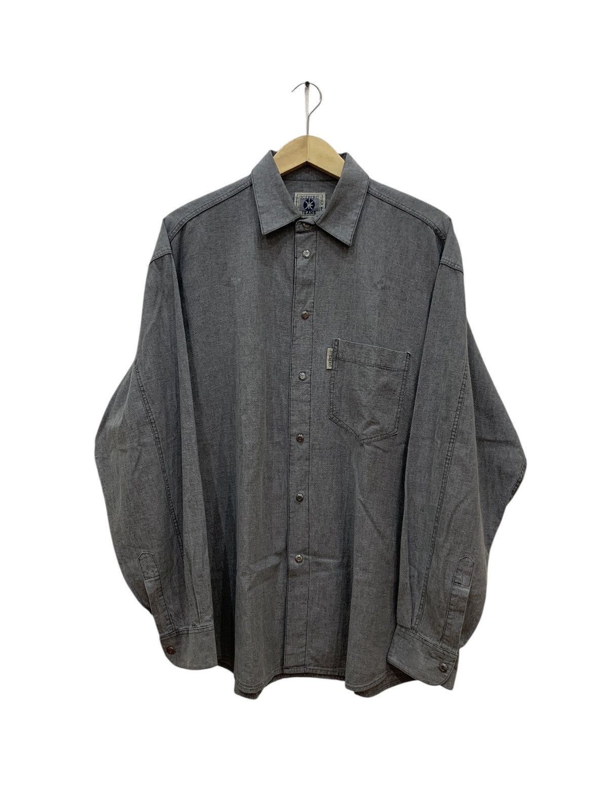 Iceberg × Vintage 🔥Vintage 90s Iceberg button shirt Size US M / EU 48-50 / 2 - 2 Thumbnail