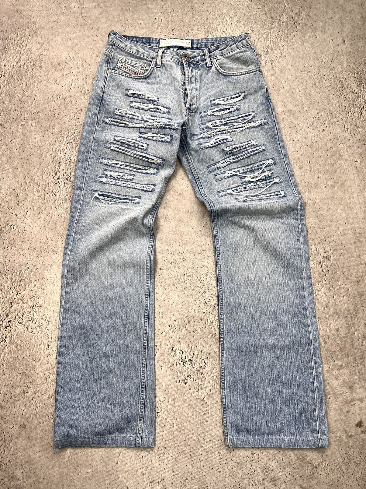 Diesel × Japanese Brand Y2K Vintage Streetwear DIESel Cargo Baggy Jeans sh Size US 32 / EU 48 - 2 Thumbnail