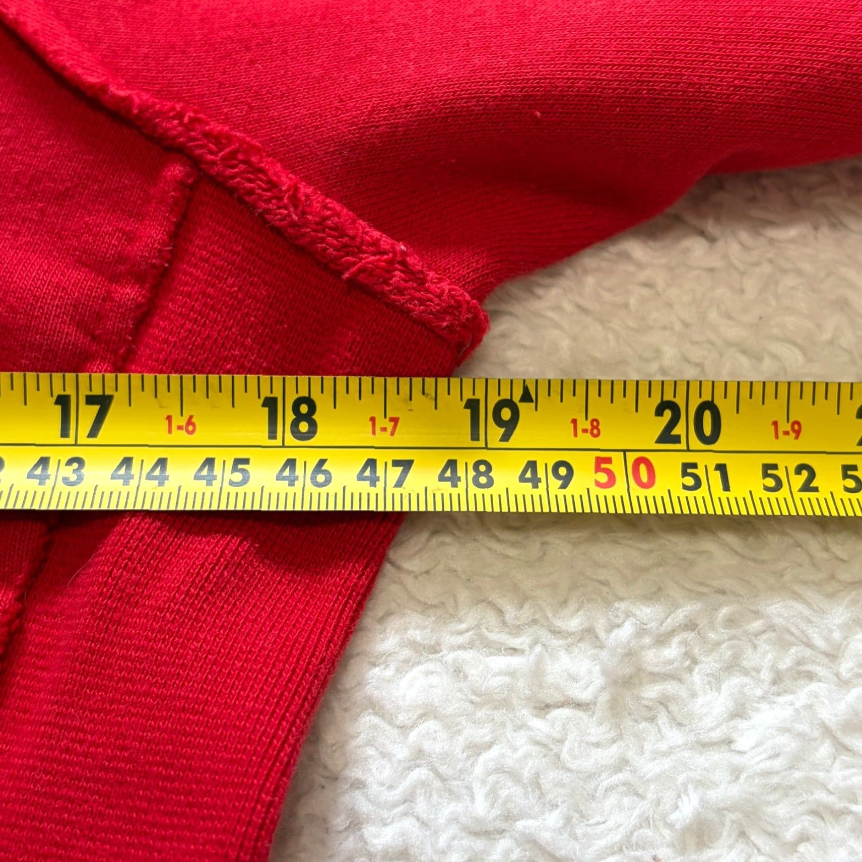 Nike VINTAGE Nike Hoodie Women Medium Red Full Zip Raglan Embroidered Sweatshirt Size M / US 6-8 / IT 42-44 - 6 Thumbnail