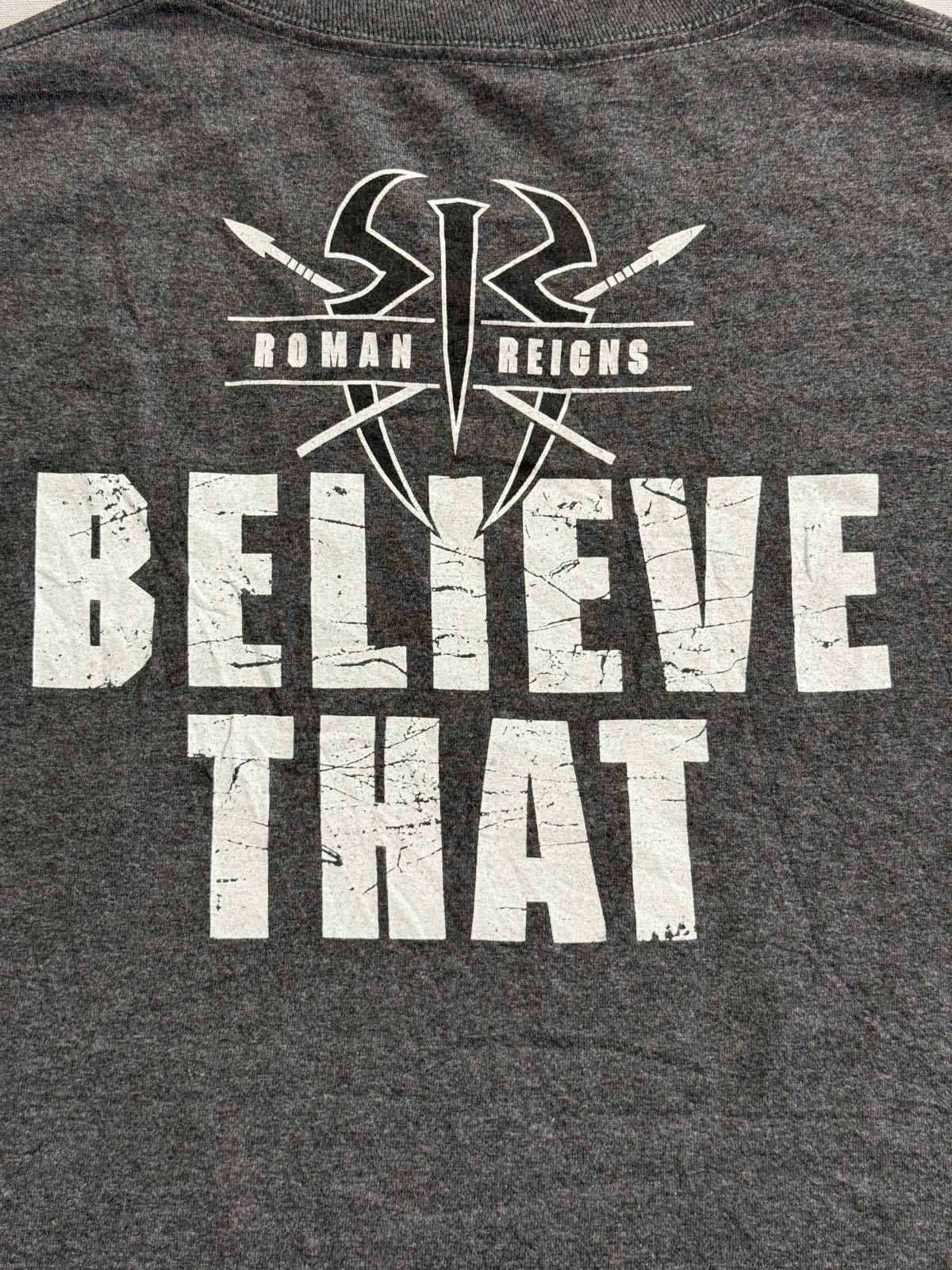WWE WWE Roman Reigns T-shirt Believe That Hit Hard Hit Often XL Size US XL / EU 56 / 4 - 6 Thumbnail