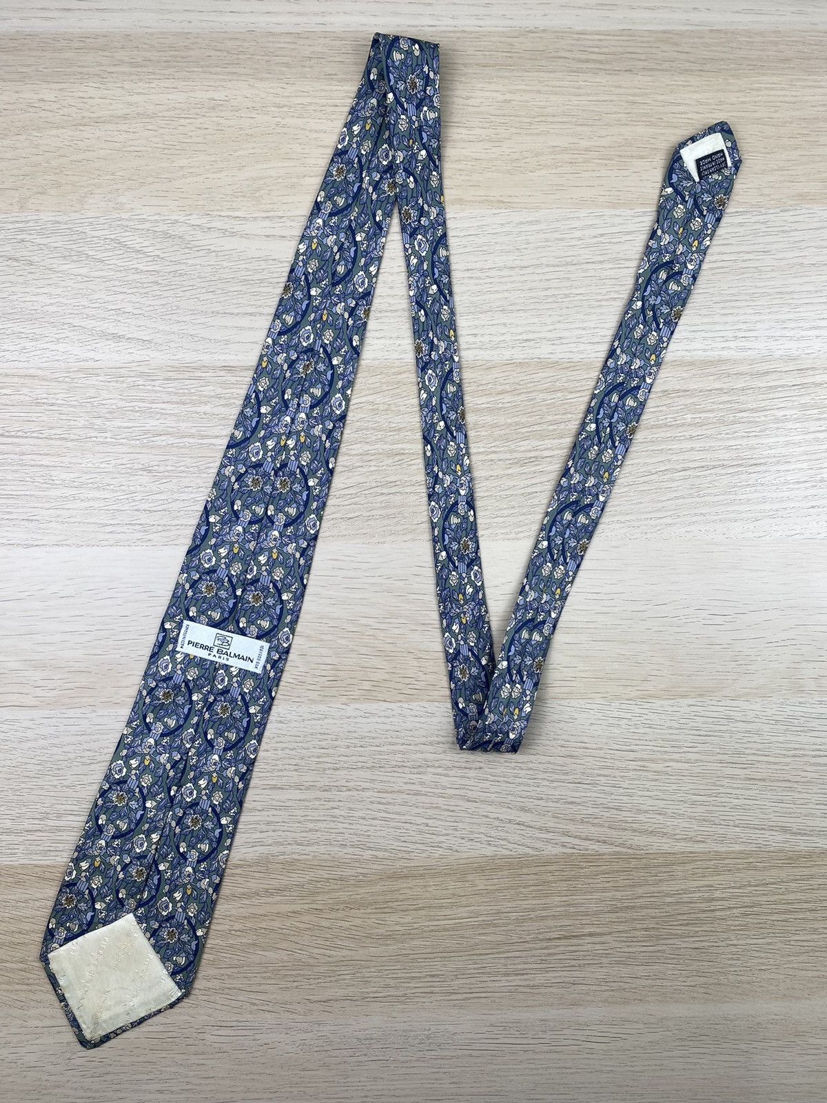 Pierre Balmain Pierre Balmain Silk TIe T55 Size ONE SIZE - 3 Thumbnail