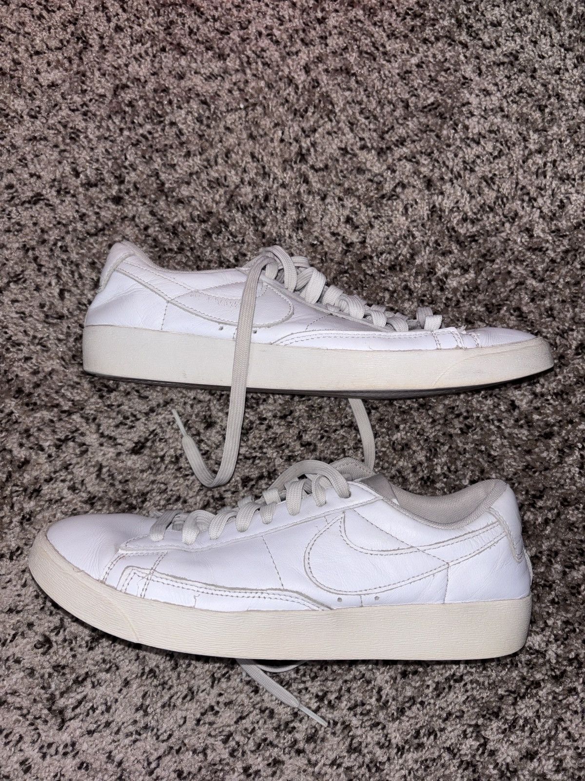 Nike blazer low white Size US 8.5 / IT 38.5 - 2 Thumbnail