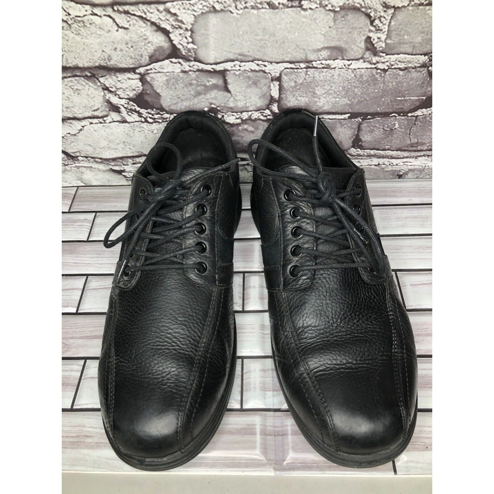 Other ABEO 24/7 Upland Black Leather Slip Resistant Oxfords Shoes Size US 11 / EU 44 - 21 Thumbnail