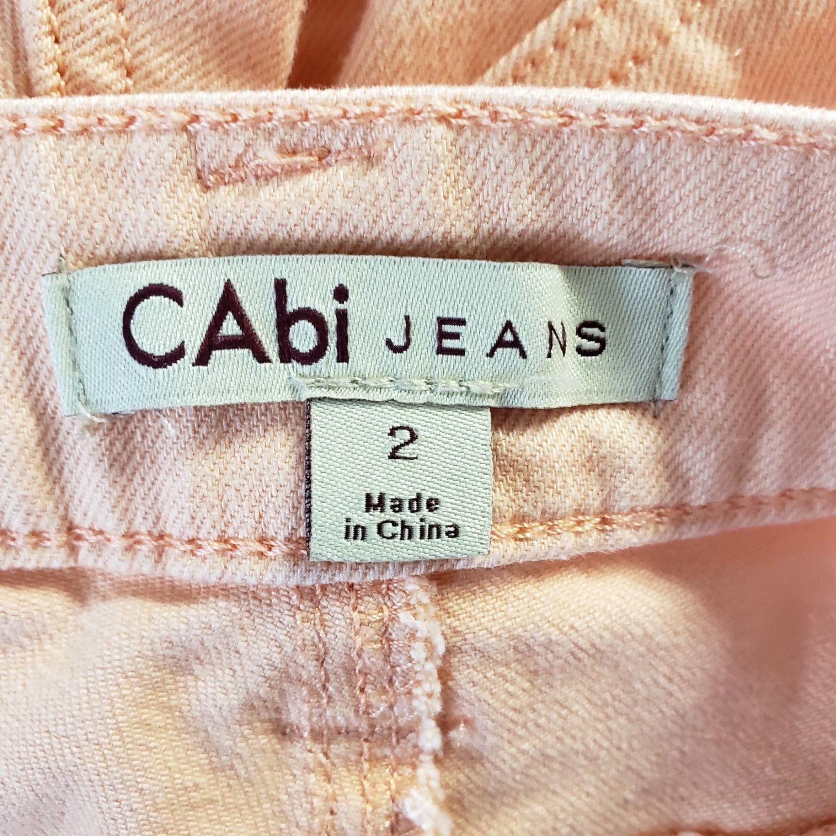 Vintage CAbi 329 Womens Bree Cropped Jeans Sz 2 Solid Orange Low Rise Jeans Cropped Womens Size 2 Orange Size 26" / US 2 / IT 38 - 7 Thumbnail