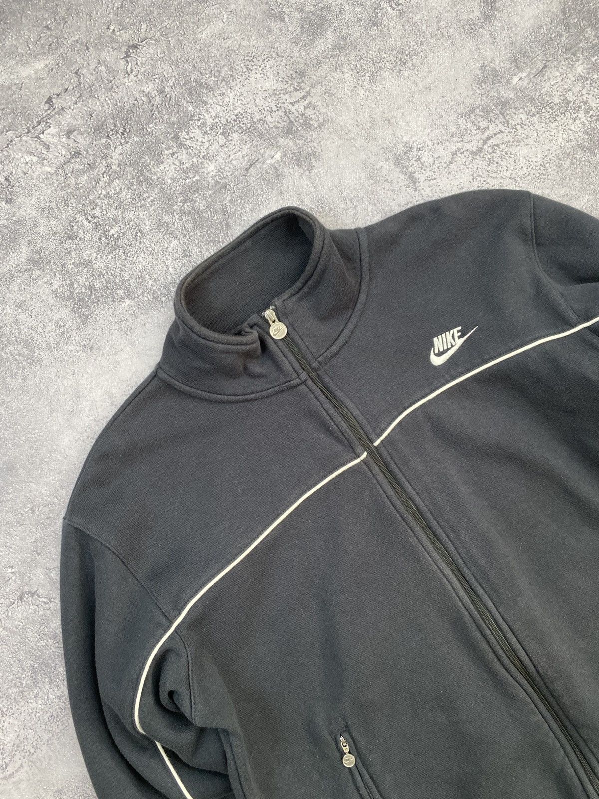 Nike Vintage Nike Zip Sweatshirt 90s Mini Swoosh Y2K Logo Size US S / EU 44-46 / 1 - 7 Thumbnail