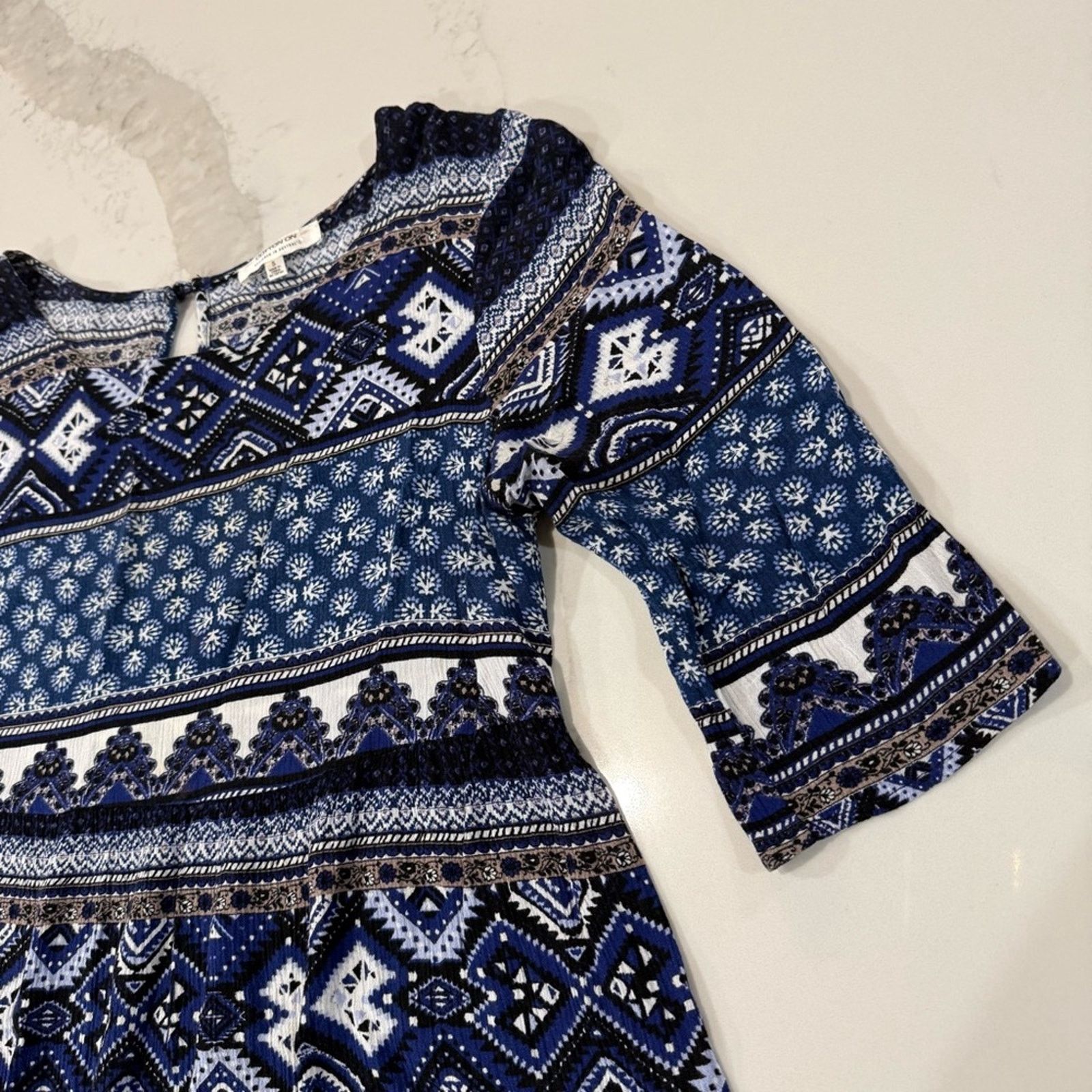 Cotton On Cotton On Bohemian Print 3/4 Sleeve Dress Women’s Size Small Size S / US 4 / IT 40 - 4 Thumbnail