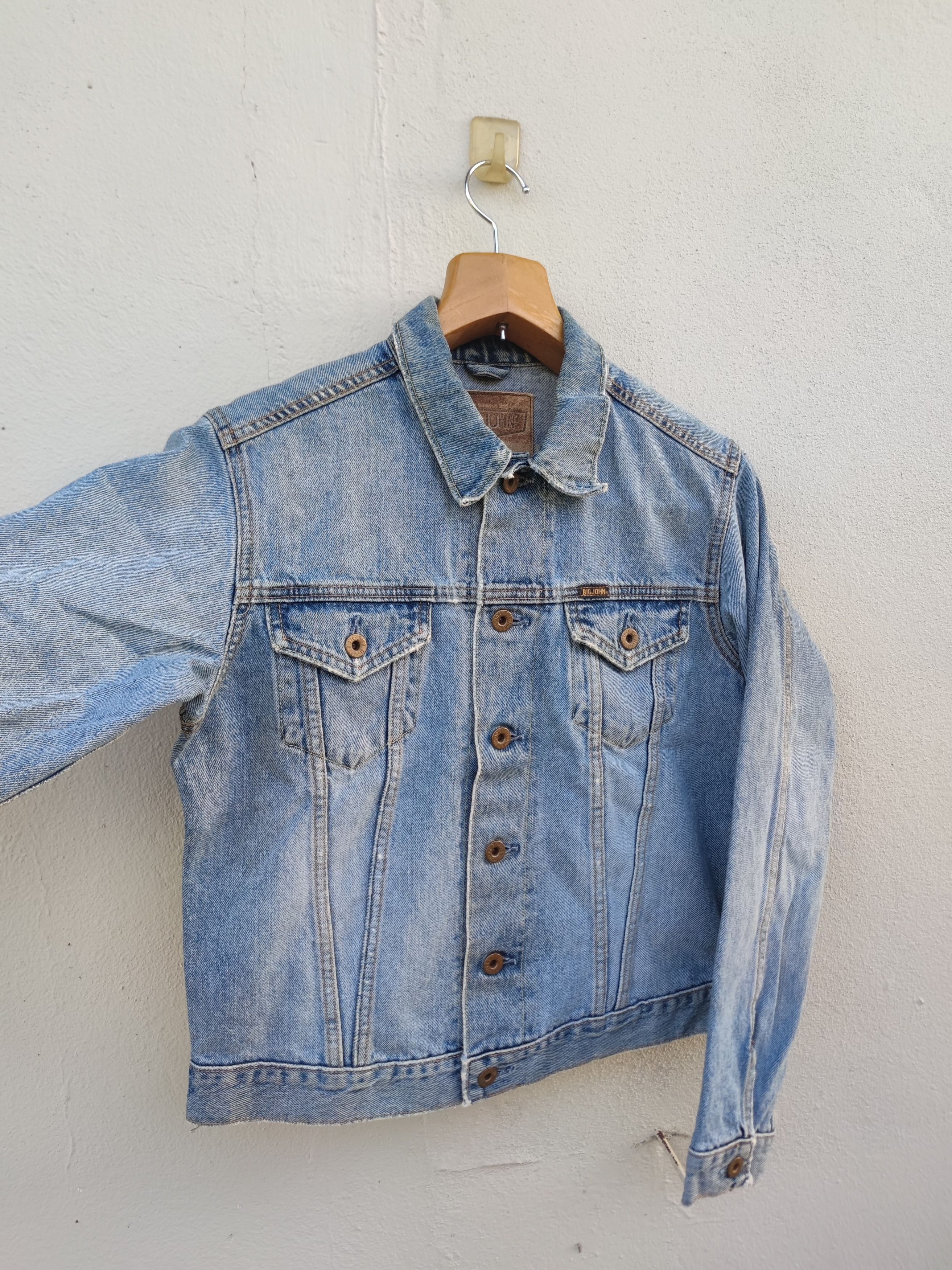 Big John Vintage BIG JOHN Selvedge Denim Jacket Size US M / EU 48-50 / 2 - 6 Thumbnail