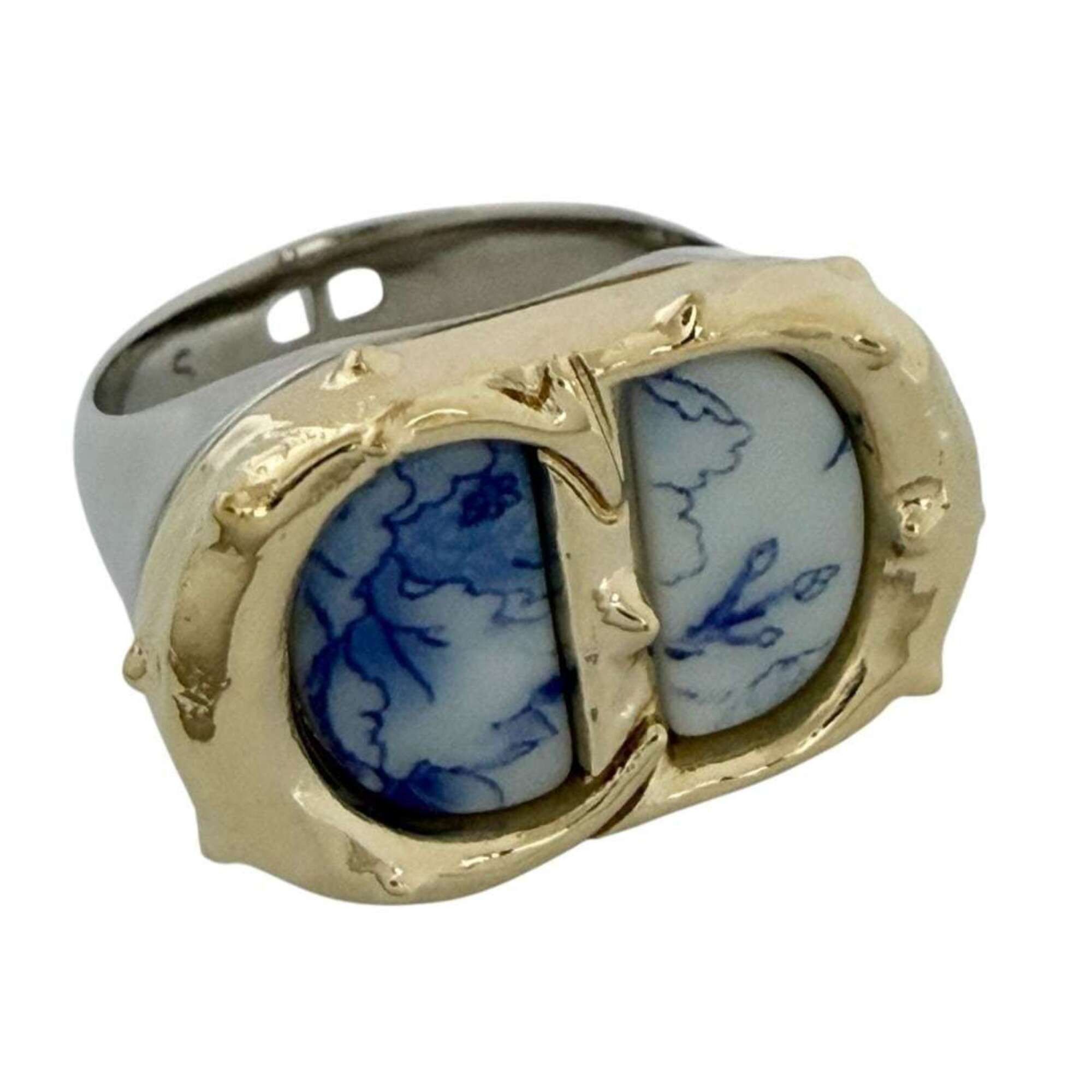 Dior Christian Dior Dior Men's CD Icon Signet Ring, Size 18 (S), Combination Ring Size ONE SIZE - 1 Thumbnail