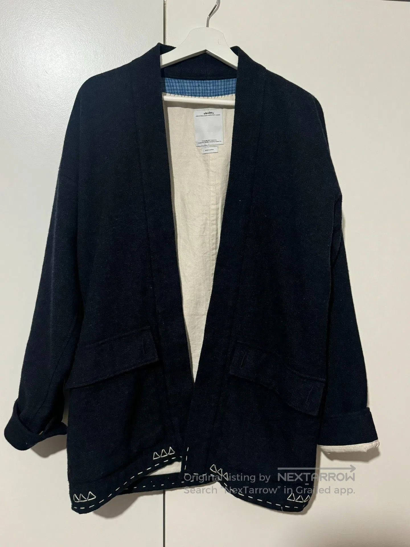 Visvim VISVIM Dark Blue Robe Cardigan. Size US XL / EU 56 / 4 - 1 Thumbnail