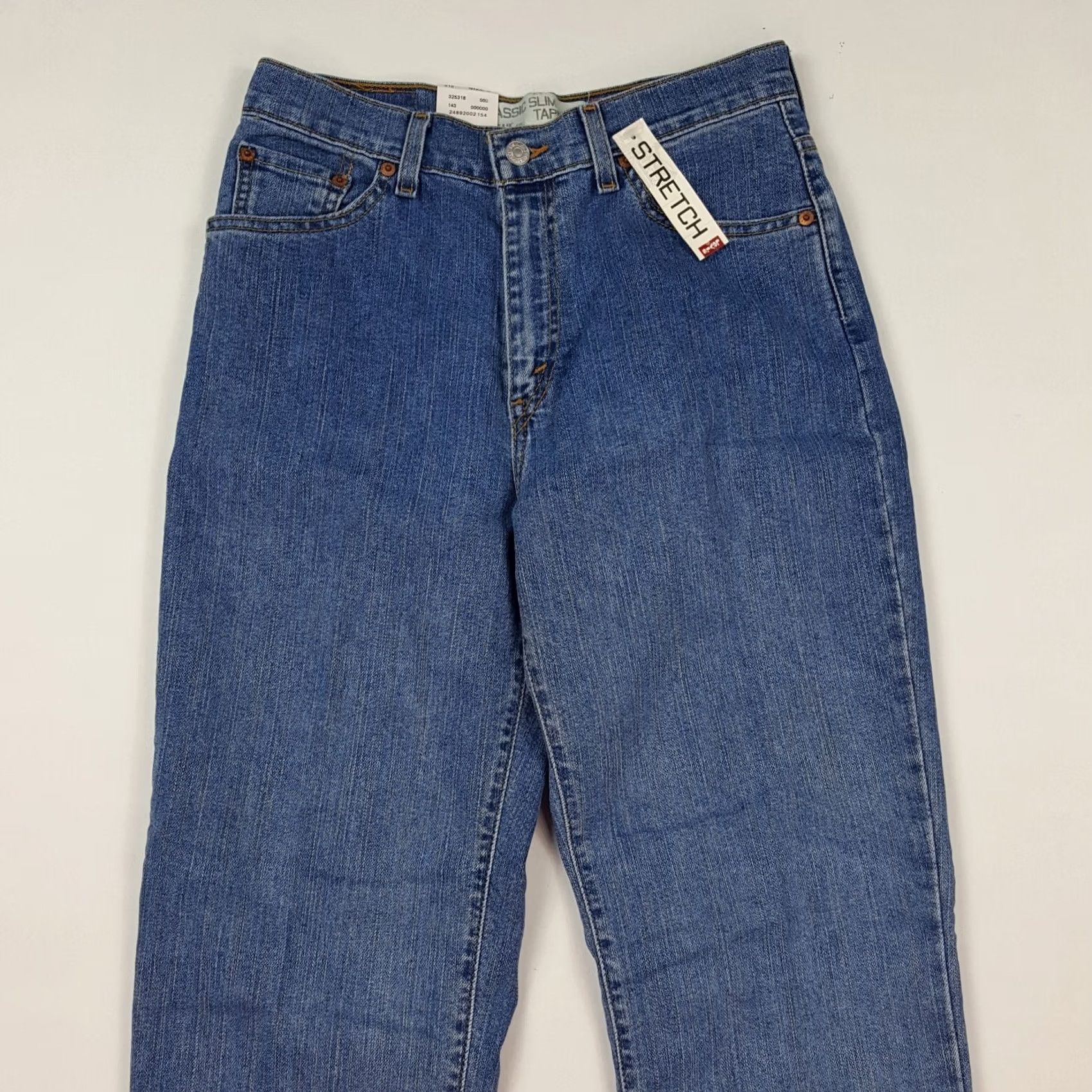 Levi's VINTAGE Levi's 512 Slim Jeans Womens Size 8 Blue Denim 31in Inseam 30in Waist Y2K 90s Retro Rock Workwear Fashion Size 30" / US 8 / IT 44 - 4 Thumbnail