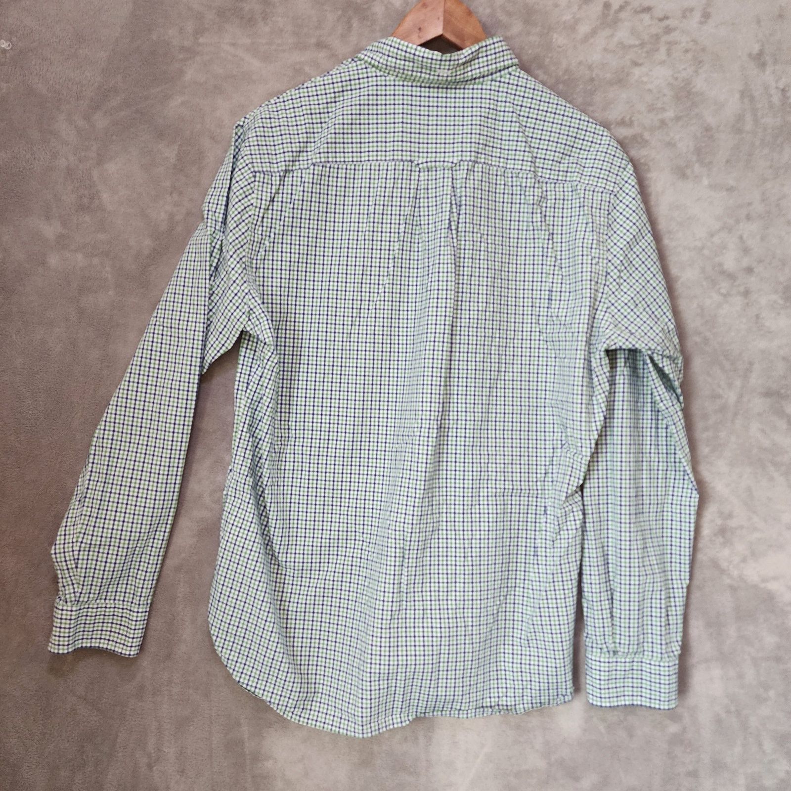 Brooks Brothers Brooks Brothers L Men's Gingham Plaid LS Shirt Green Size US L / EU 52-54 / 3 - 3 Thumbnail