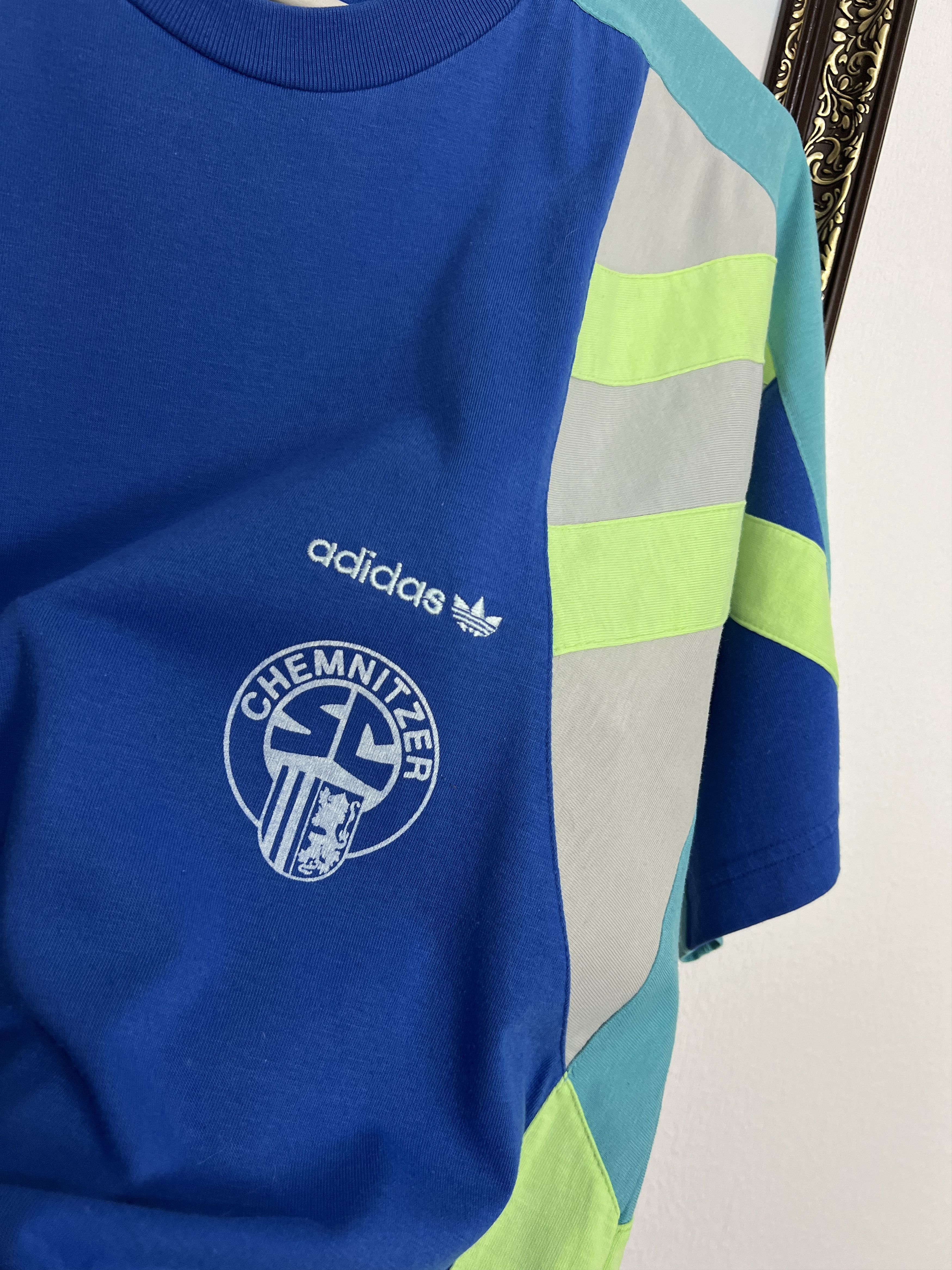 Adidas Vintage Chemnitzer Football Train Shirt Soccer Jersey Trikot Size US S / EU 44-46 / 1 - 3 Thumbnail