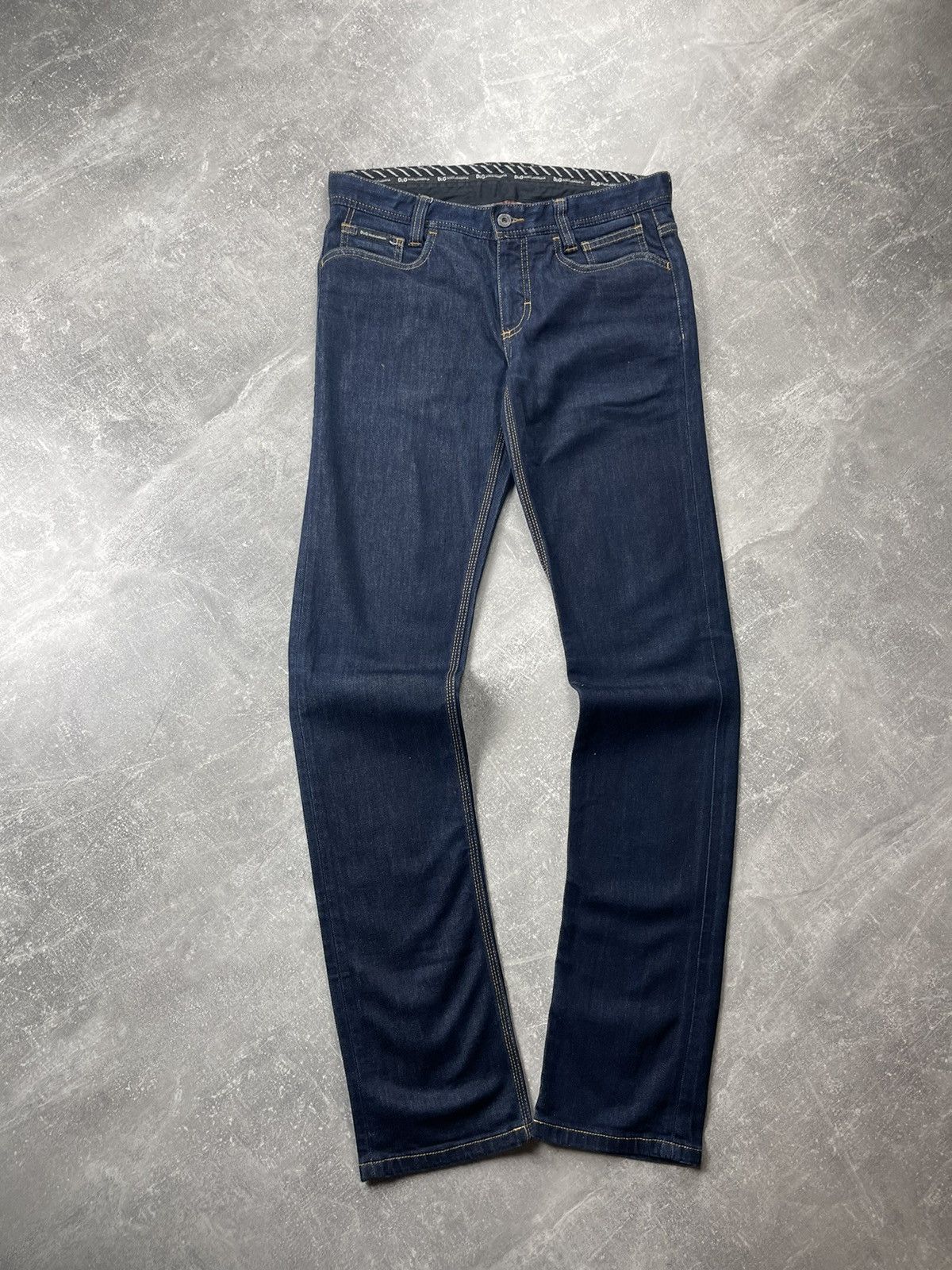 Dolce & Gabbana Dolce & Gabbana Y2K Audacious Denim Jeans Very Tight Fit Size US 33 - 7 Thumbnail