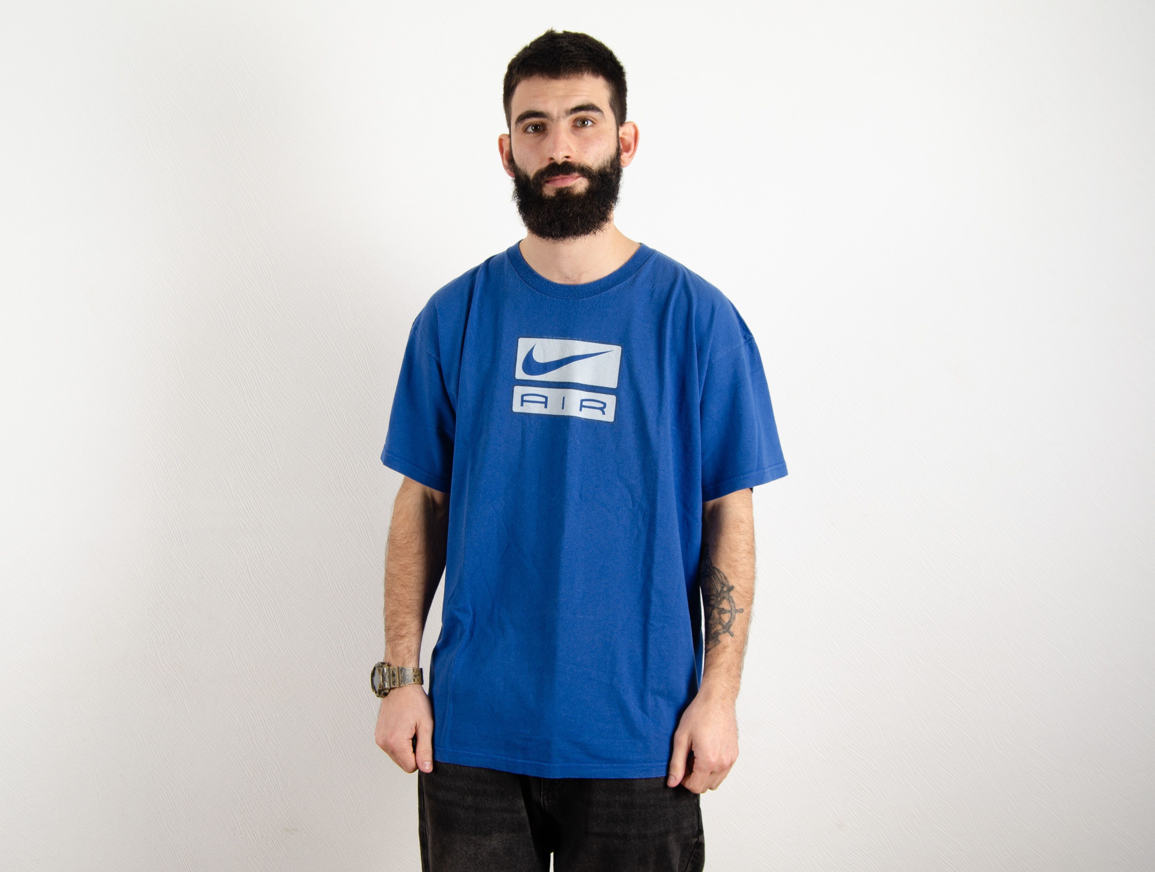 Nike Vintage Nike Air Big Logo T Shirt Oversized Size US XL / EU 56 / 4 - 1 Thumbnail