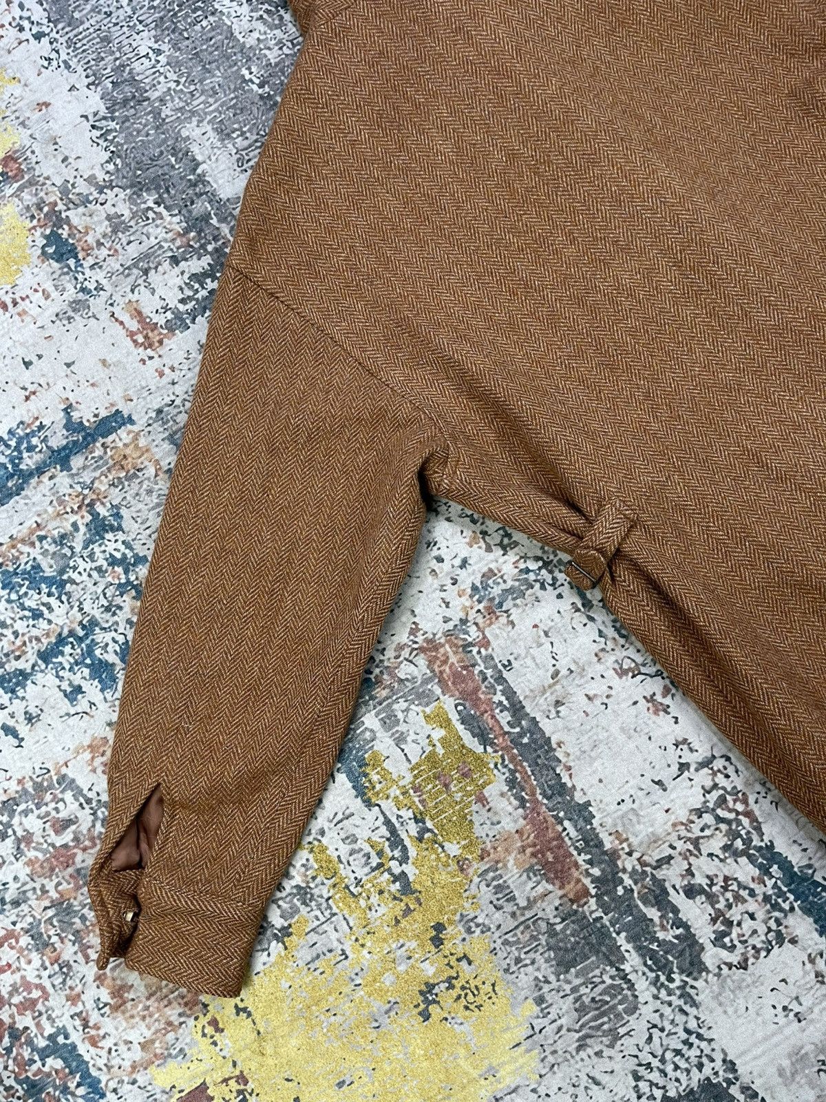 Polo Ralph Lauren Ralph Lauren Herringbone Tweed Half Cinch Equastrian Jacket Size L / US 10 / IT 46 - 6 Thumbnail