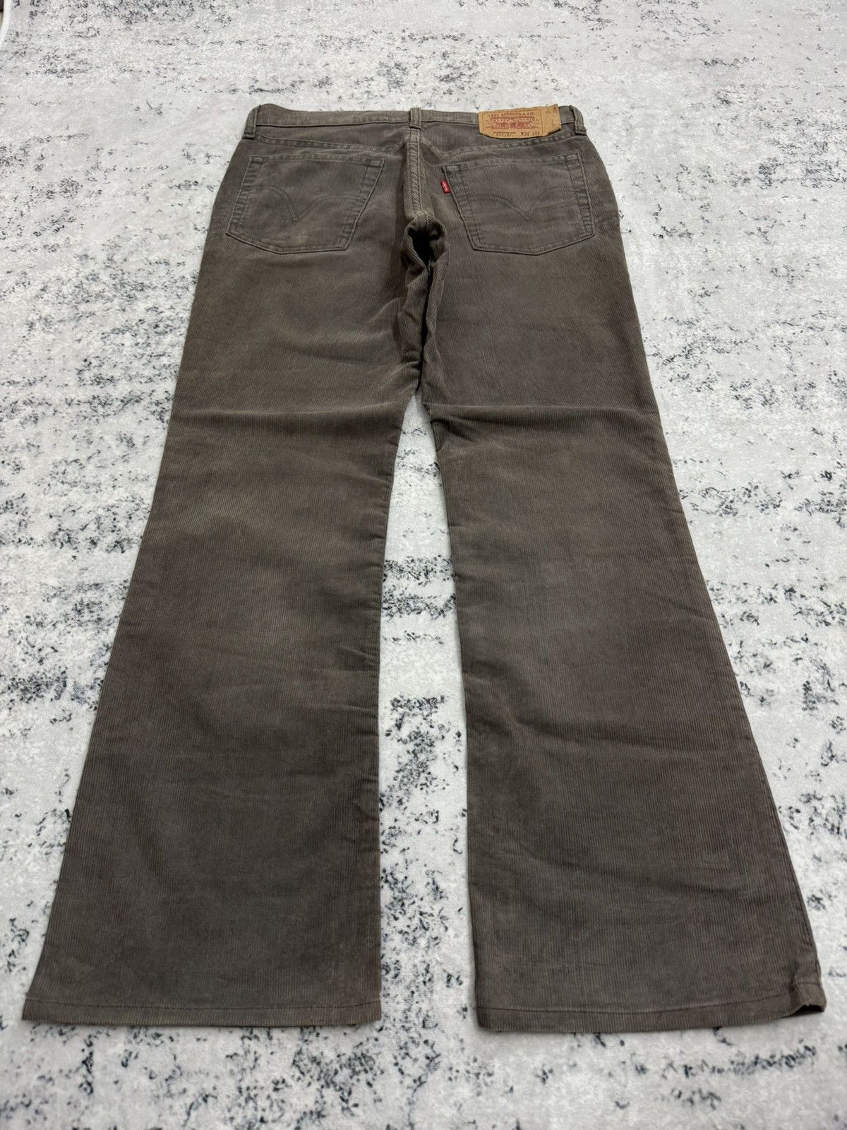 Levi's Vintage Levi’s 517 Grey Corduroy Bootcut Flared Pants Size US 31 - 2 Thumbnail
