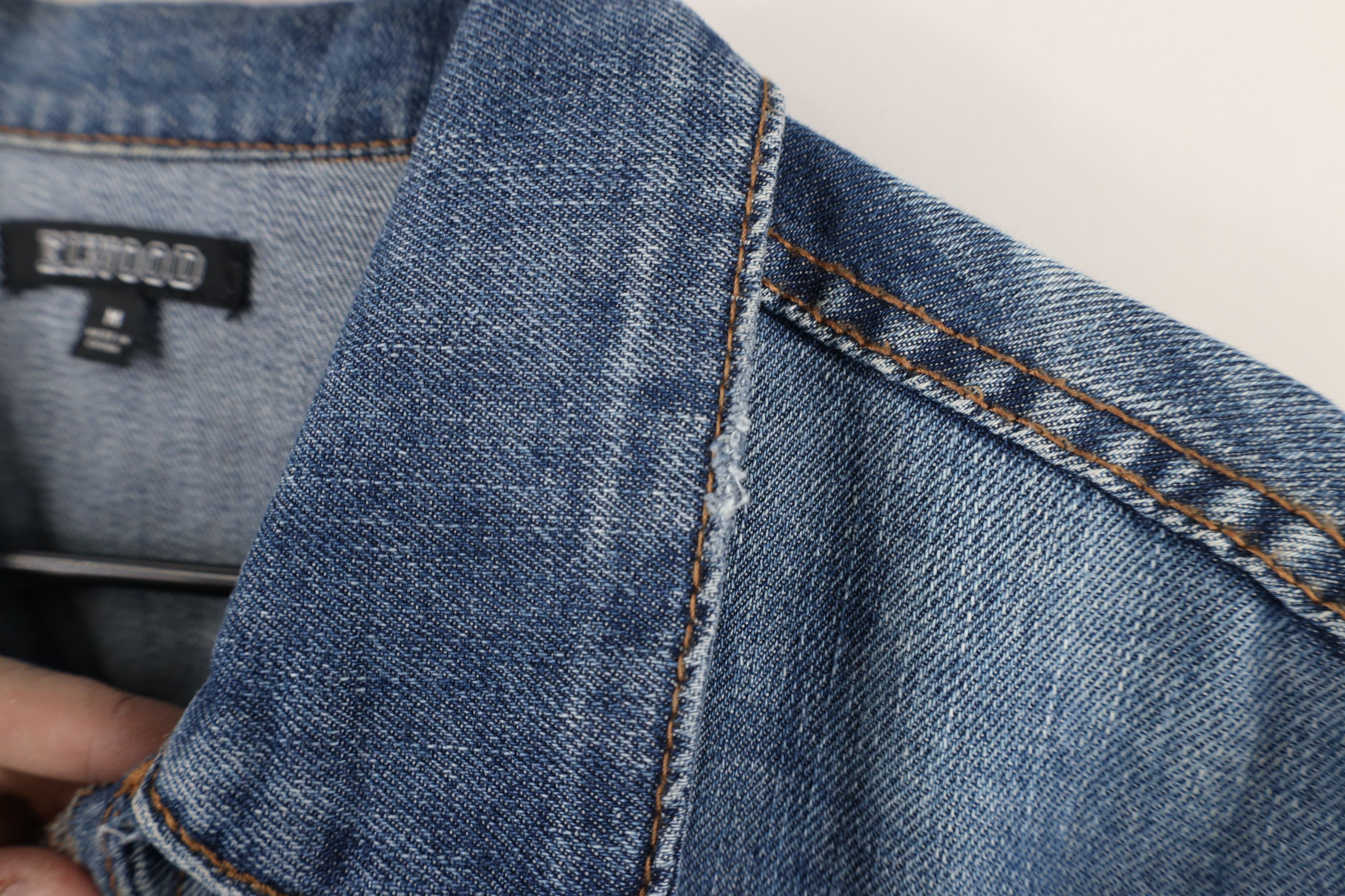 Elwood × Vintage Vintage Elwood Skateboarding Denim Jean Trucker Jacket Blue Size US M / EU 48-50 / 2 - 12 Thumbnail