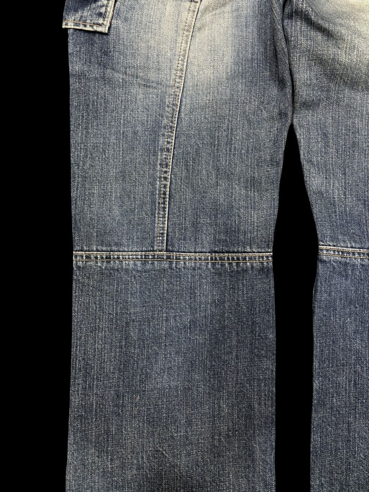 Japanese Brand PPFM Japan Custom Performance Two Tones Cargo Biker Denim Size US 33 - 14 Thumbnail