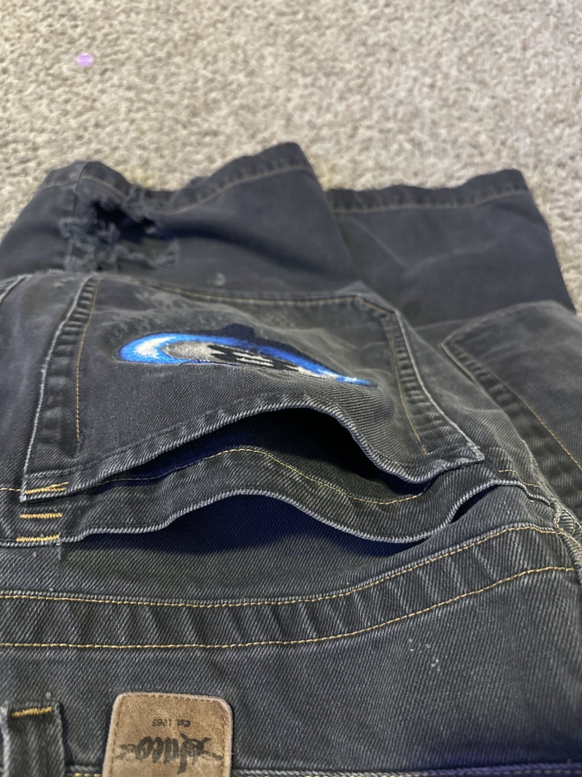 JNCO × Vintage Super rare JNCO 8ball skull jorts/shorts Size US 36 / EU 52 - 9 Thumbnail
