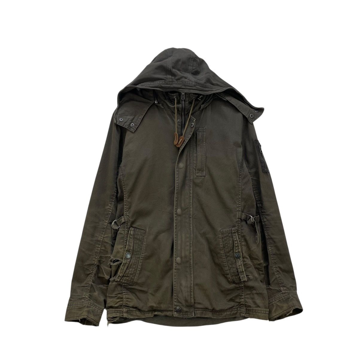 Le Grande Bleu (L.G.B.) 🔥Vintage Distressed In the Attic Hooded Detachable Lining Size US M / EU 48-50 / 2 - 3 Thumbnail