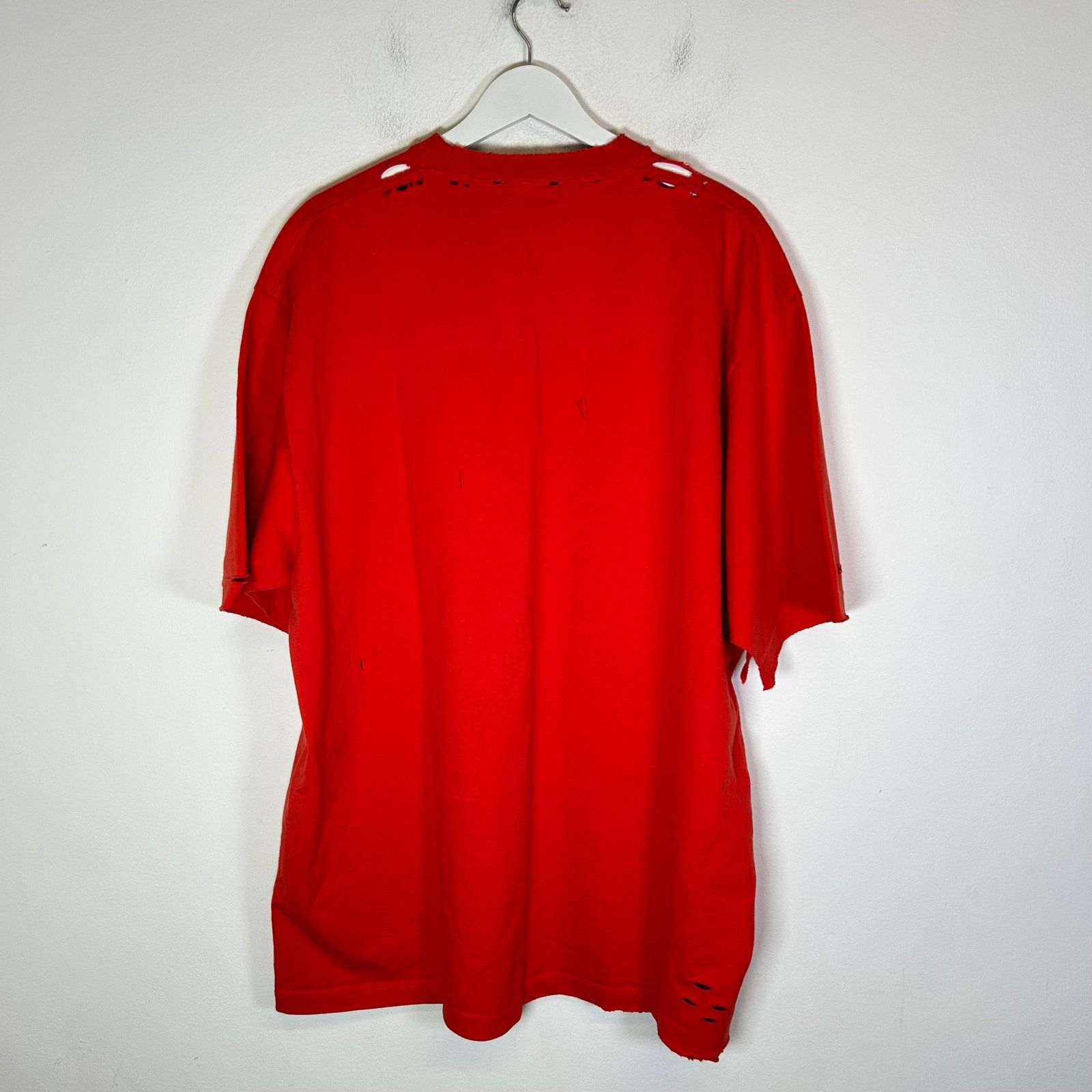 Balenciaga Balenciaga 'Hello My Name Is Demna' Distressed T-Shirt Size US S / EU 44-46 / 1 - 2 Thumbnail