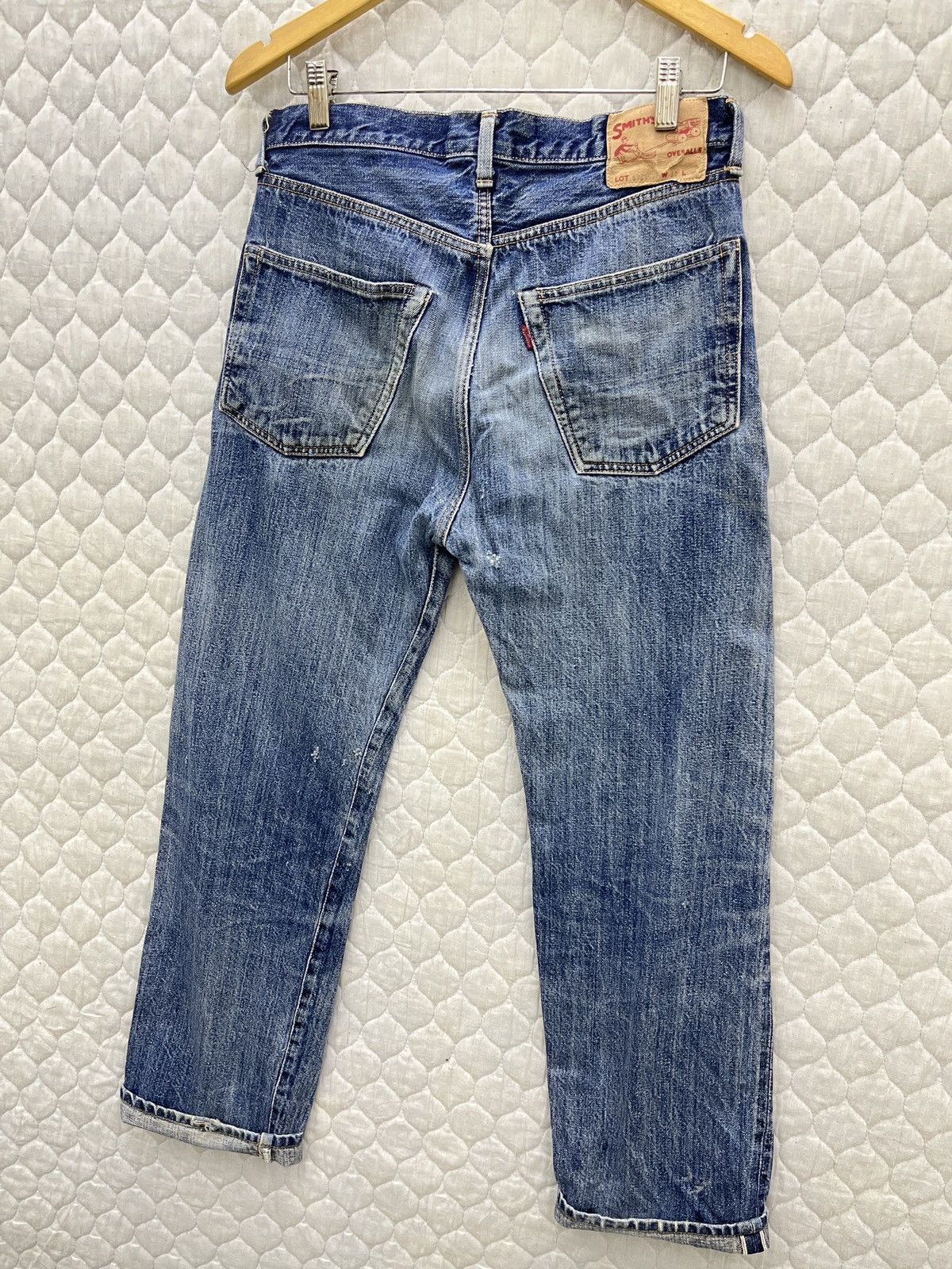 Vintage 🔥🔥🔥ARCHIVE SMITH SELVEDGE DENIM Size US 30 / EU 46 - 11 Thumbnail