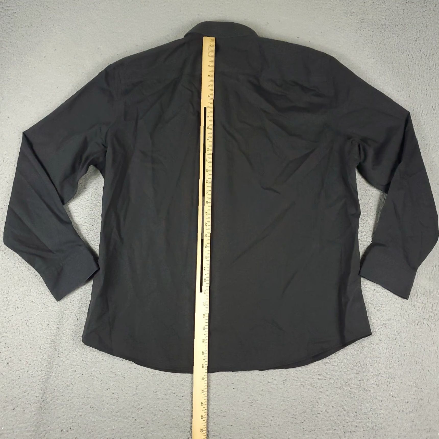UNTUCKit UNTUCKit Shirt Men 2XL Black Button-Up Long Sleeve Casual Business Formal 2XL Black Cotton Blend Button-Up Mens Size US XXL / EU 58 / 5 - 3 Thumbnail