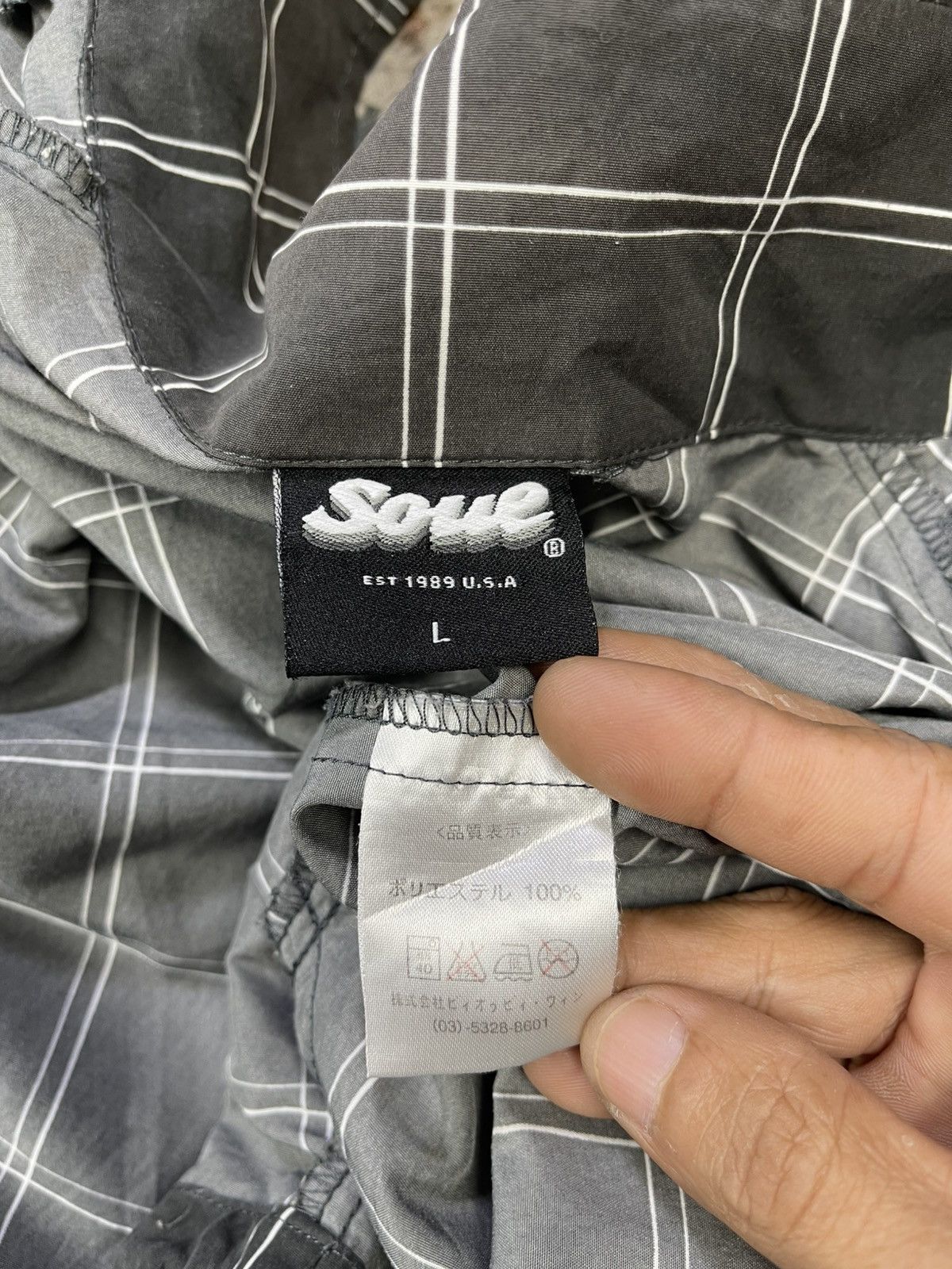 Southpole Soul Checkered Zip Up Open Collar Over Shirt Size US L / EU 52-54 / 3 - 13 Thumbnail