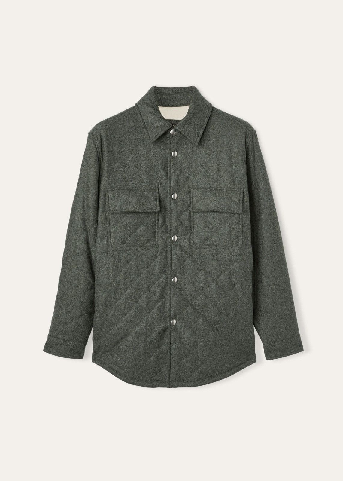 Loro Piana o1srvl11e0125 Shonai Overshirt in Green Size US L / EU 52-54 / 3 - 1 Thumbnail