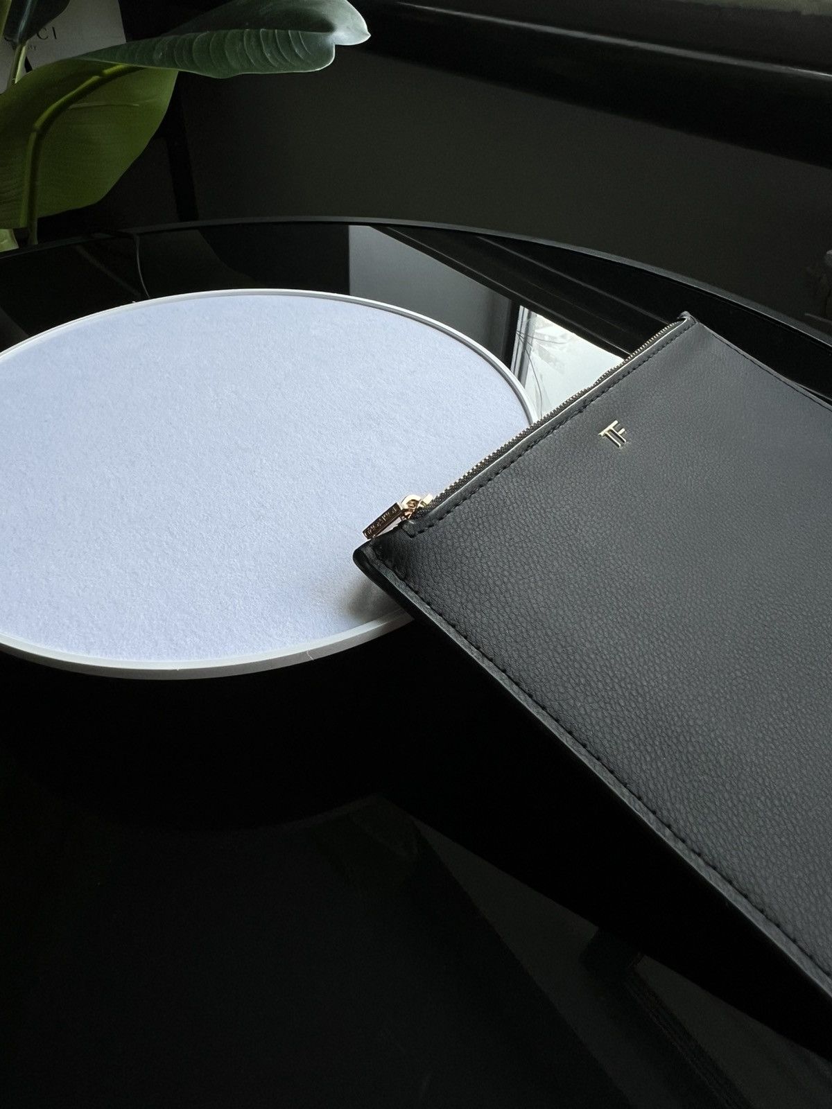 Tom Ford Tom Ford TF Logo Makeup Pouch Black 20.5x14.5cm Size ONE SIZE - 5 Thumbnail