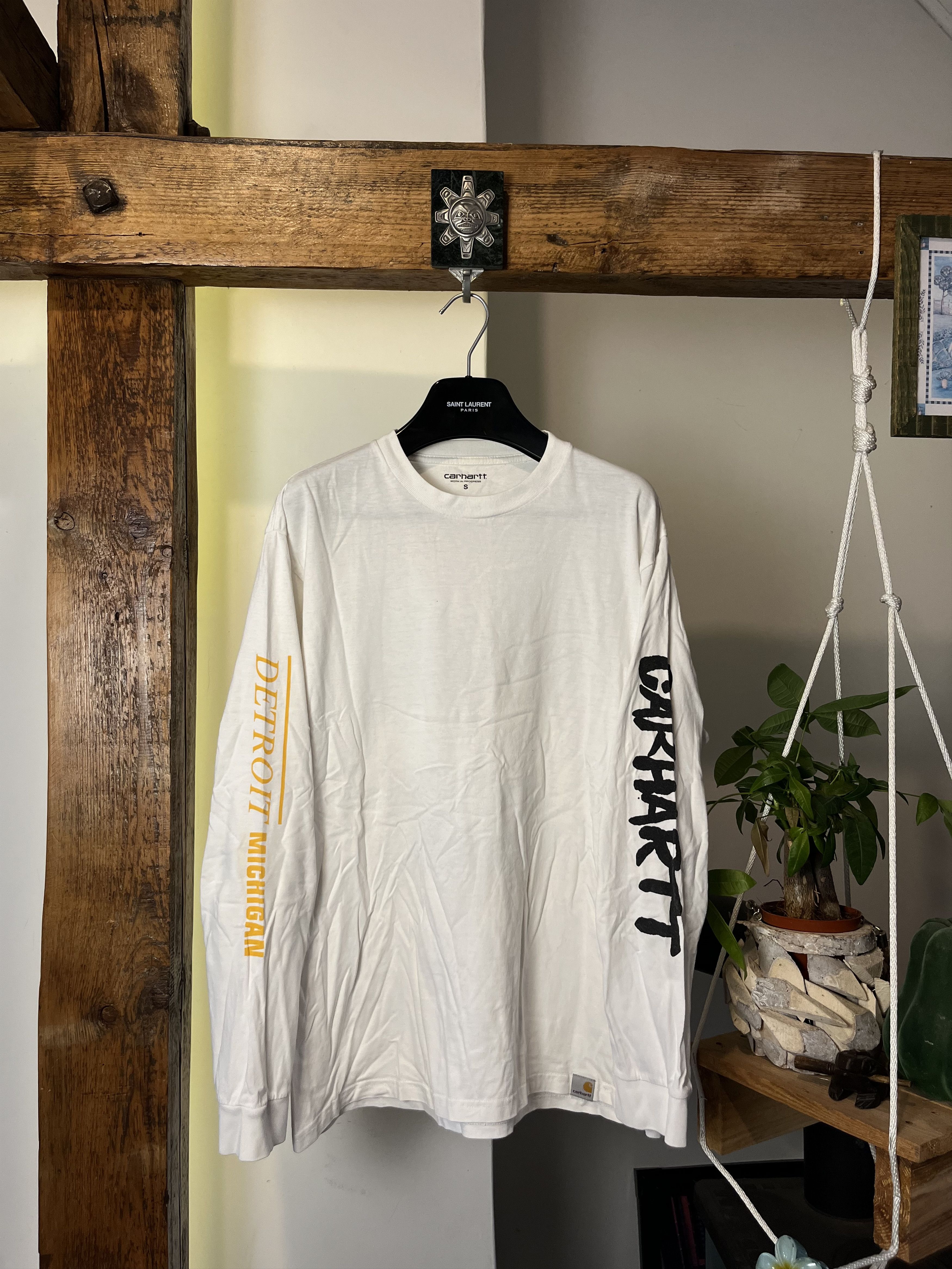 Carhartt × Carhartt Wip Carhartt Wip Rebirth Detroit Michigan Longsleeve Workwear Size US S / EU 44-46 / 1 - 2 Thumbnail