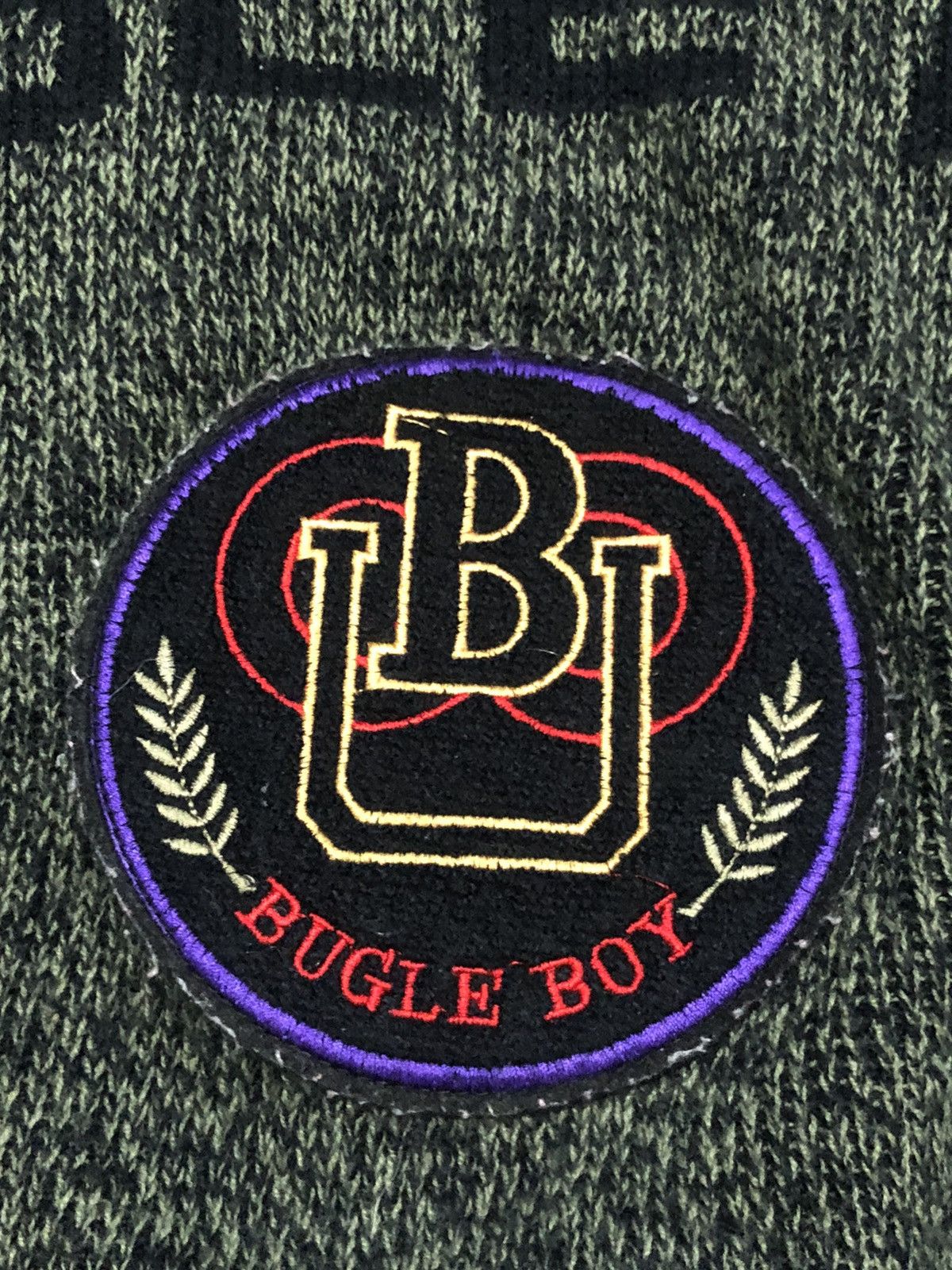 Bugle Boy Vtg 80s Bugle Boy University Varsity Cardigan Size US L / EU 52-54 / 3 - 3 Thumbnail