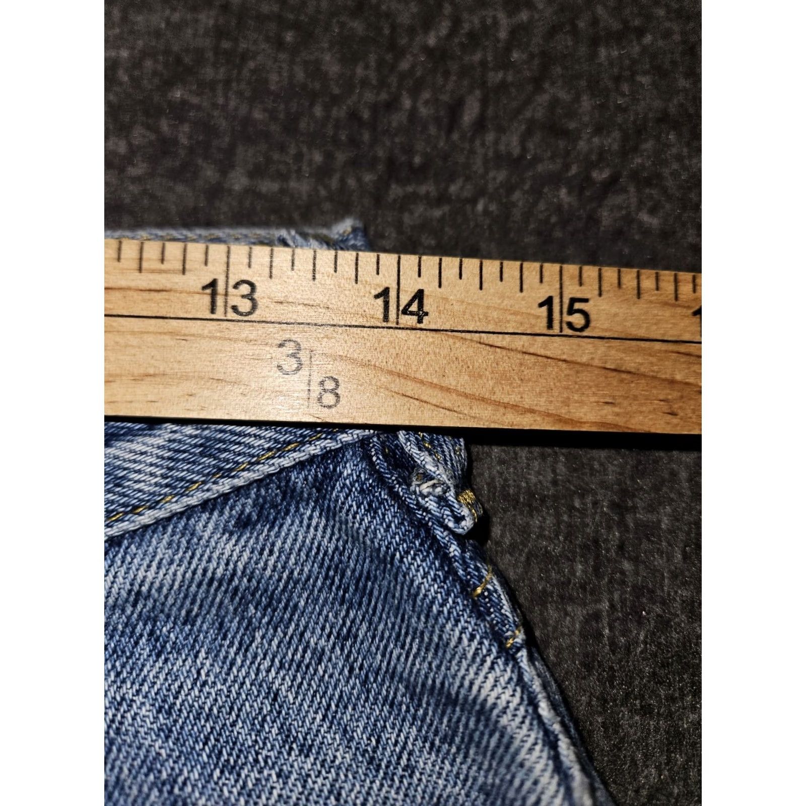 Lee VINTAGE Lee Jeans Tapered High Rise Blue 100% Cotton Women's 14 USA 80s 90s Denim Size 36" / US 14 / IT 50 - 3 Thumbnail