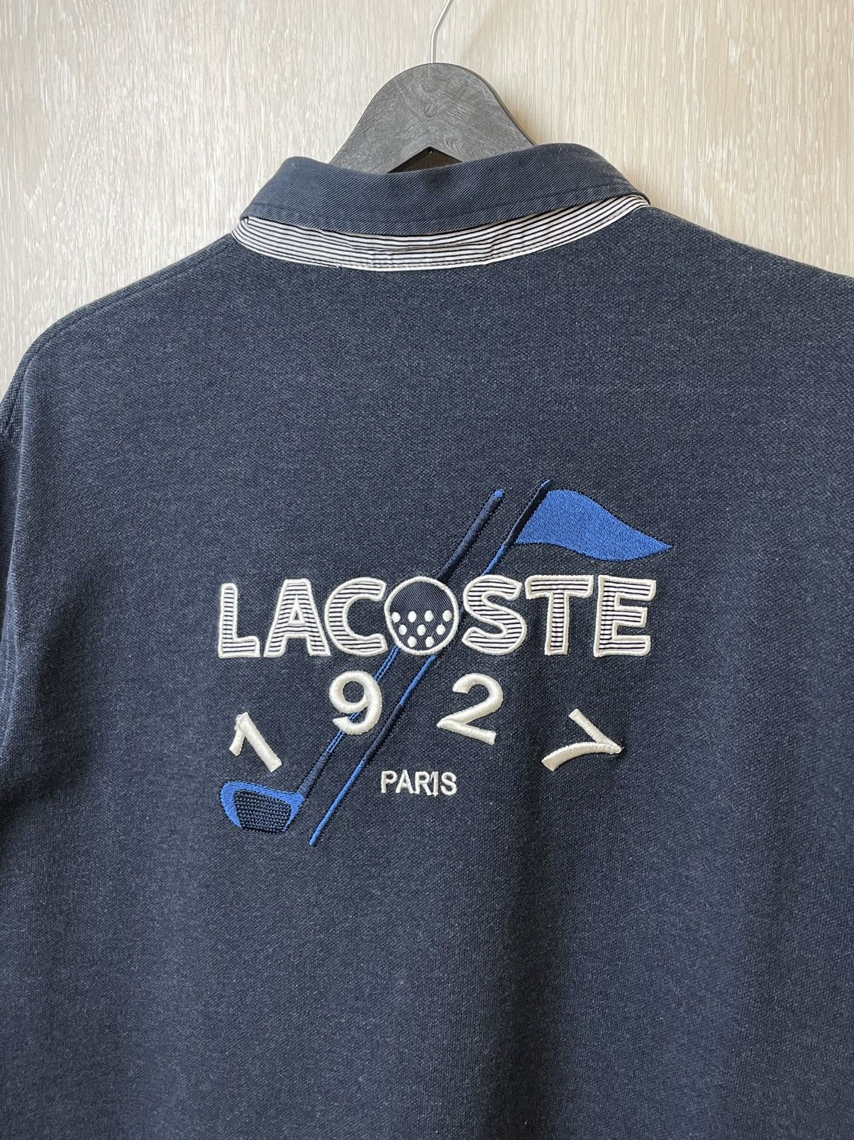 Lacoste × Vintage Lacoste Sport Paris Long Sleeve Rugby shirt Size US XL / EU 56 / 4 - 2 Thumbnail