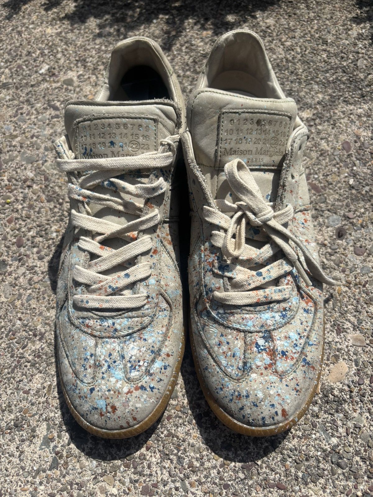 Maison Margiela Maison Margiela Paint Splatter Replica GAT Size US 9 / EU 42 - 4 Thumbnail