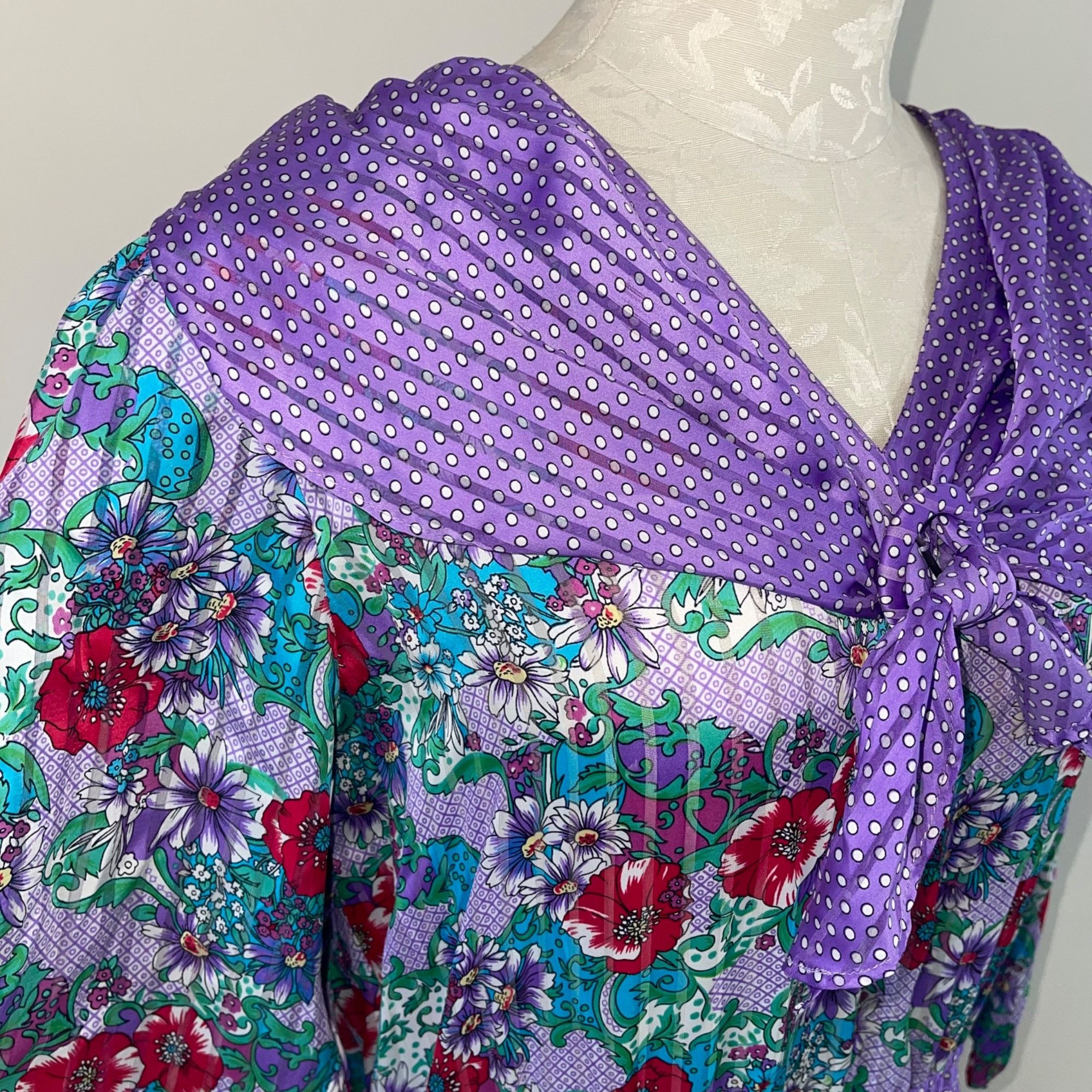 Vintage Diane Freis Vintage Womens Dress Size Medium Size M / US 6-8 / IT 42-44 - 8 Thumbnail