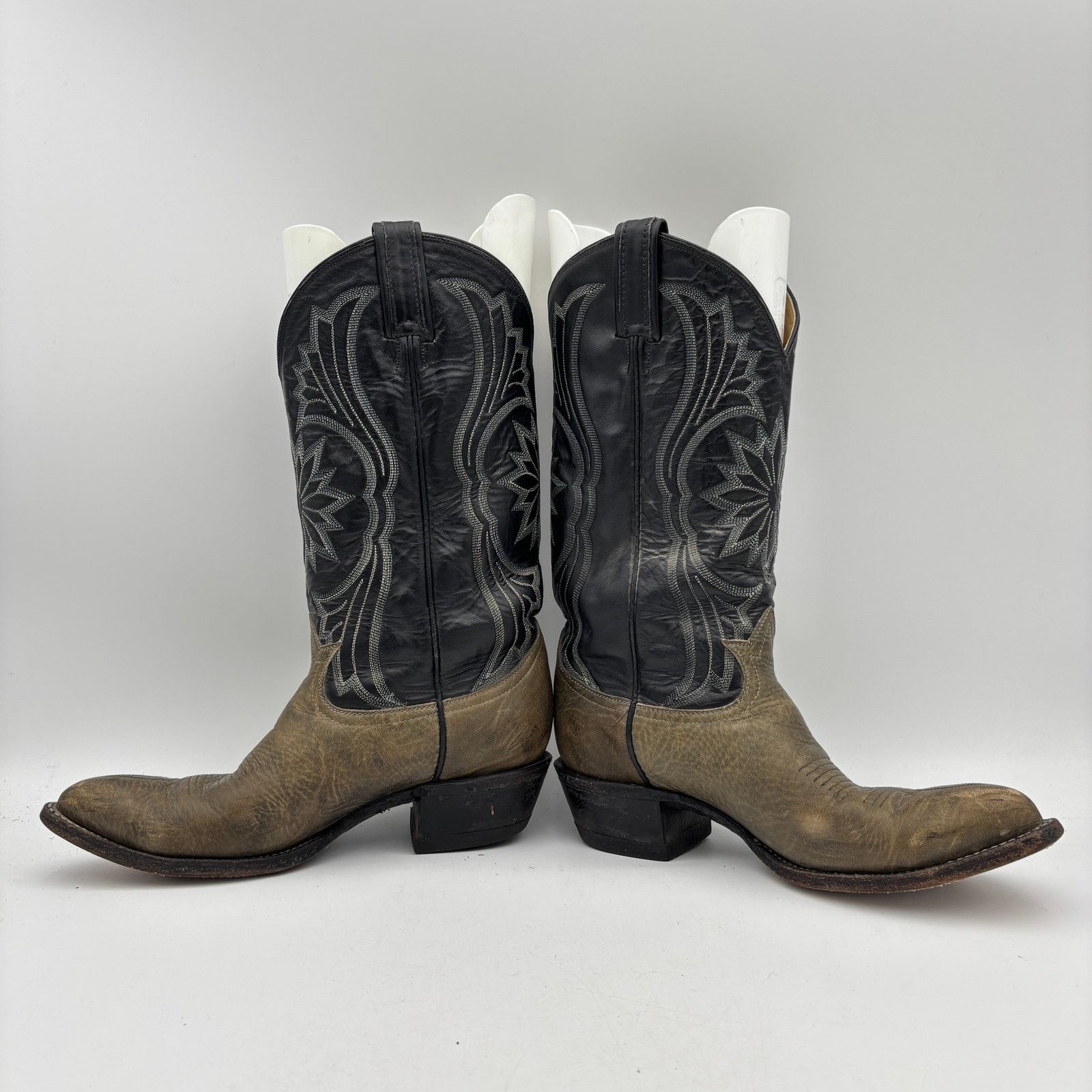 Tony Lama × Vintage Vintage Tony Lama 6701 Black Label Western Boots 7.5D 90s Size US 7.5 / EU 40-41 - 6 Thumbnail