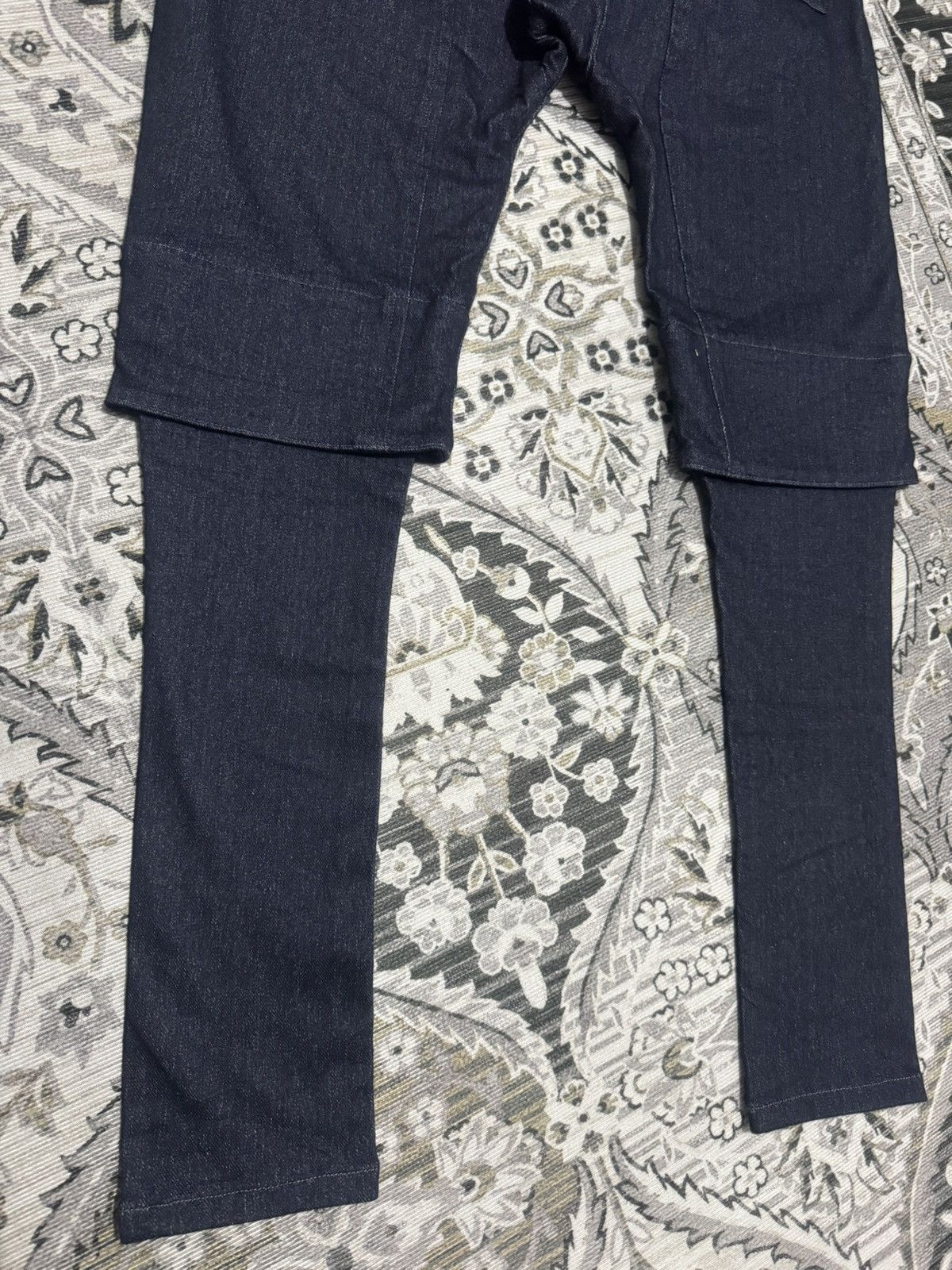 Designer × Julius Julius 7 FW11 Blue Denim Exhibition Sample Carpenter Jeans Size US 33 - 10 Thumbnail