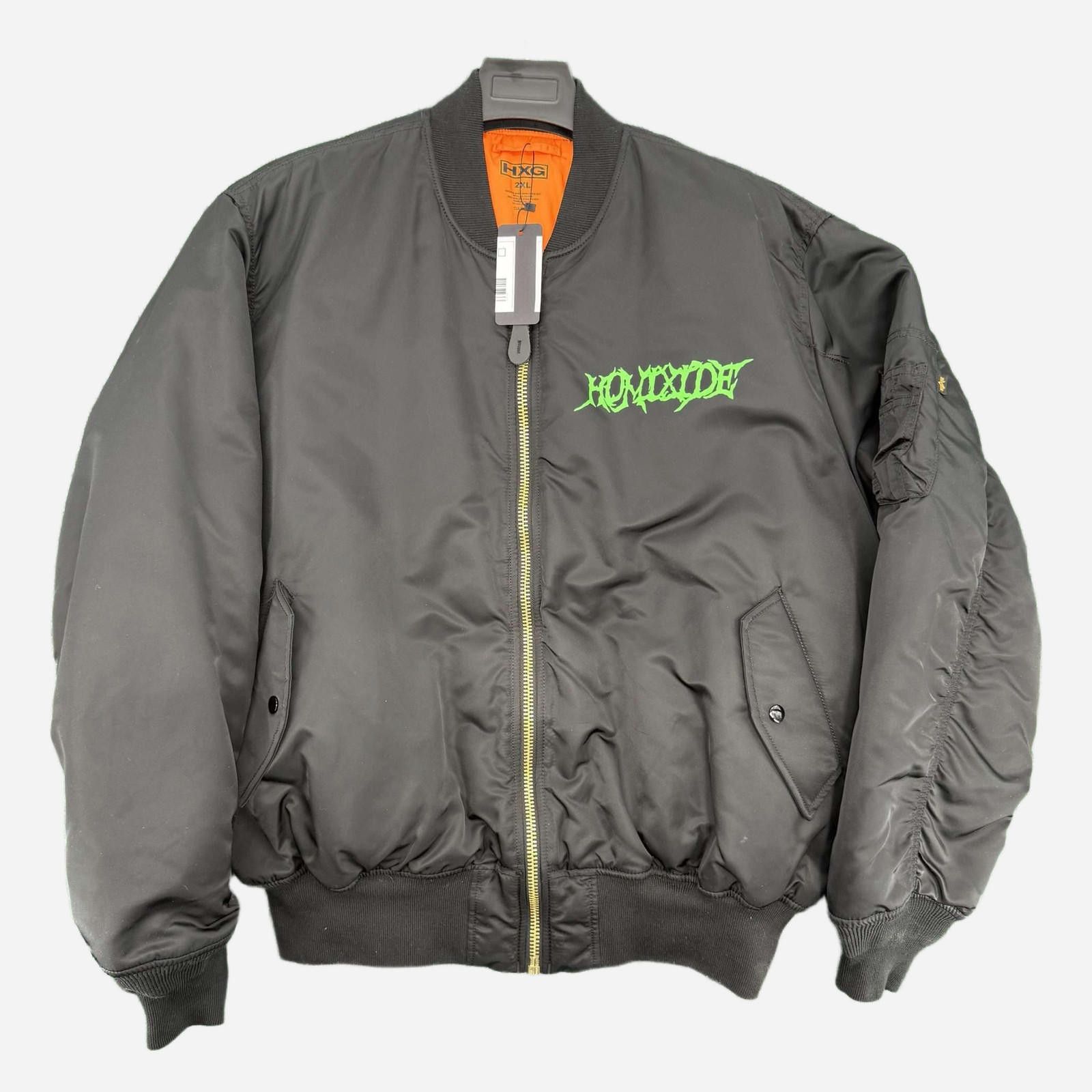 Other Homixide Gang Bomber Jacket XXL Used D9067 Size US XXL / EU 58 / 5 - 1 Thumbnail