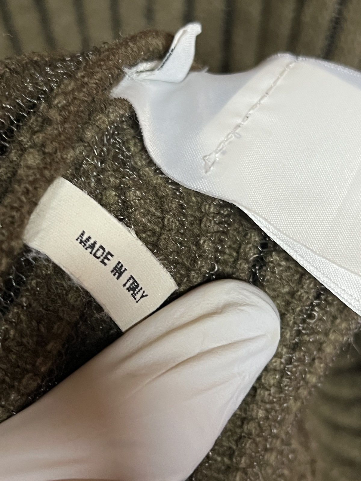 Helmut Lang 1998AW HELMUT LANG SEMI TRANSPARENT KAHKI KNIT Size US S / EU 44-46 / 1 - 10 Thumbnail