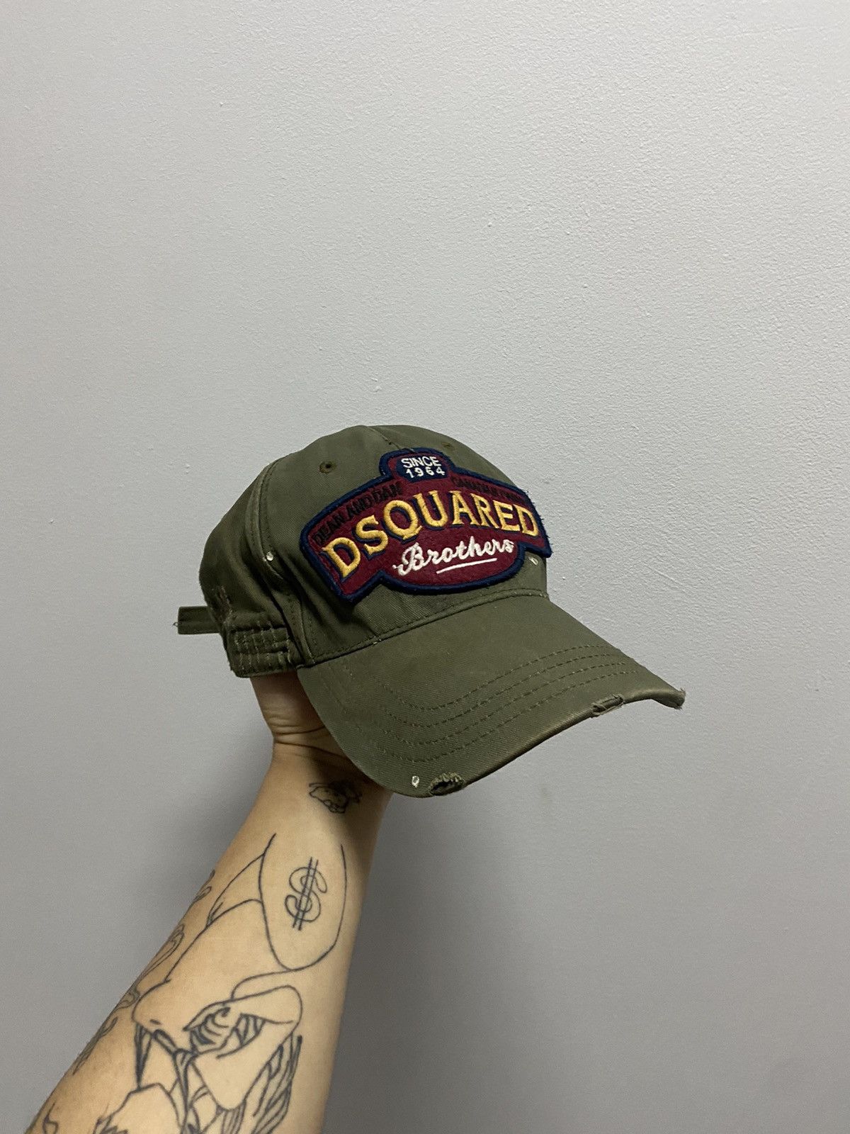 Dsquared2 brothers Cap Vintage big Logo Style Skate