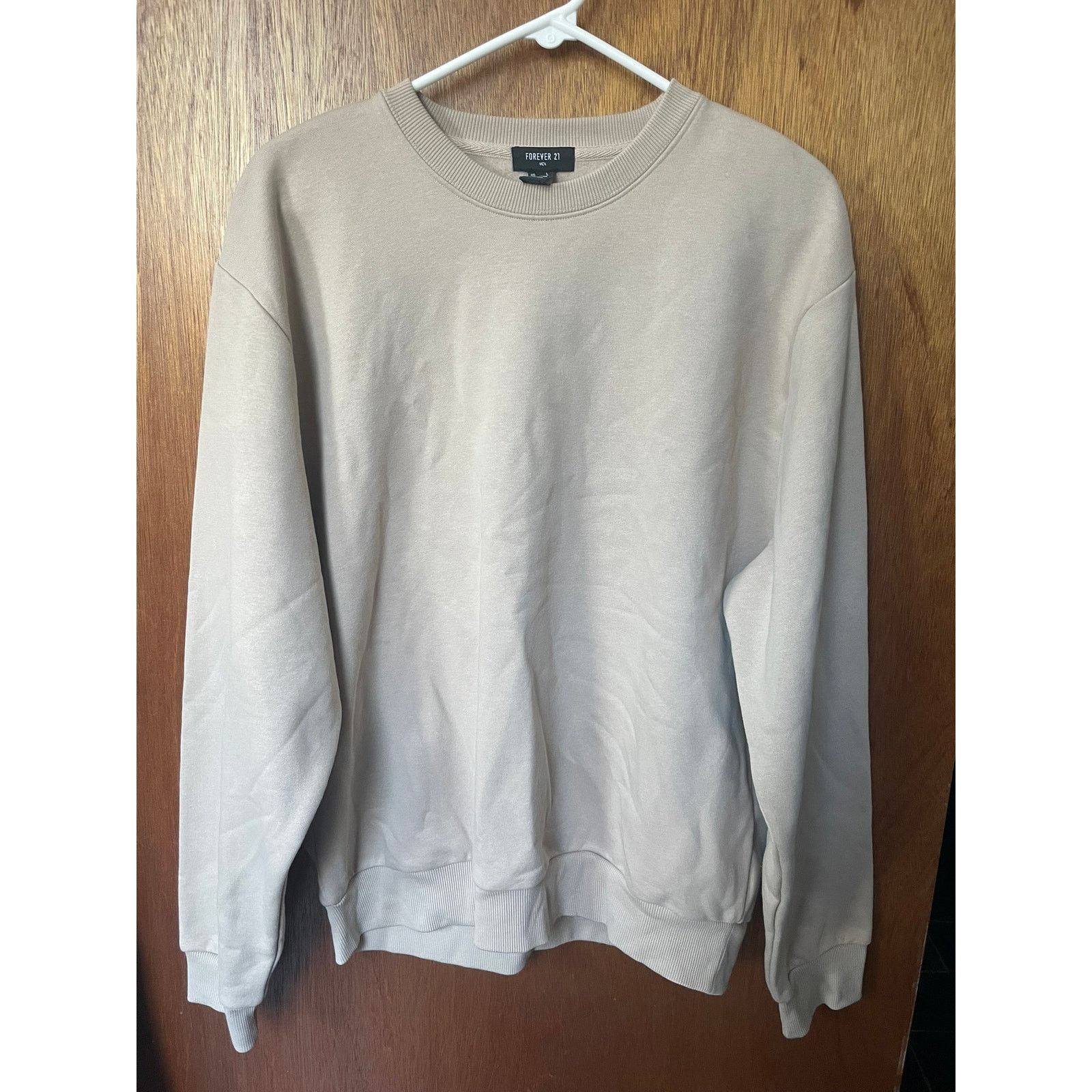 Forever 21 Beige Tan Crewneck Sweater Size Medium Size US M / EU 48-50 / 2 - 3 Thumbnail