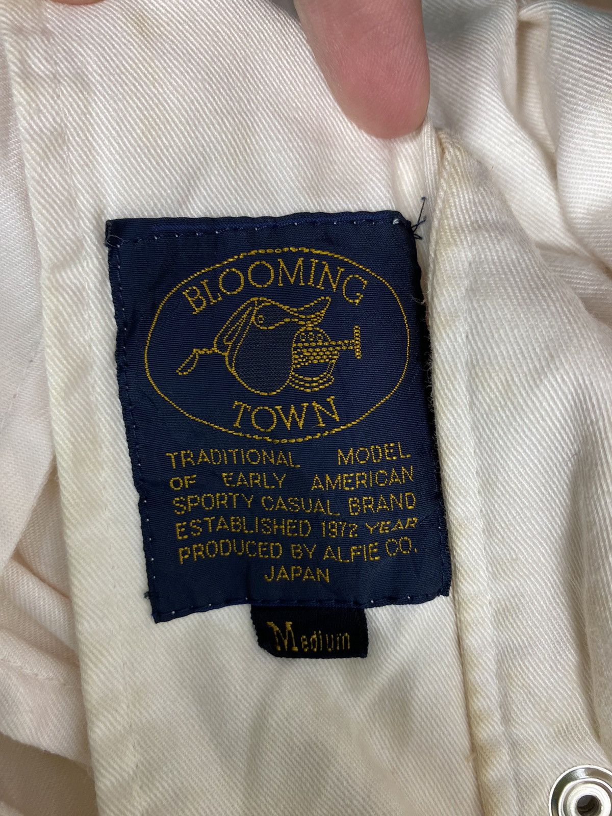 Japanese Brand Rare‼️ Vintage Blooming Town MVP Big Logo Varsity Jacket Size US M / EU 48-50 / 2 - 7 Thumbnail