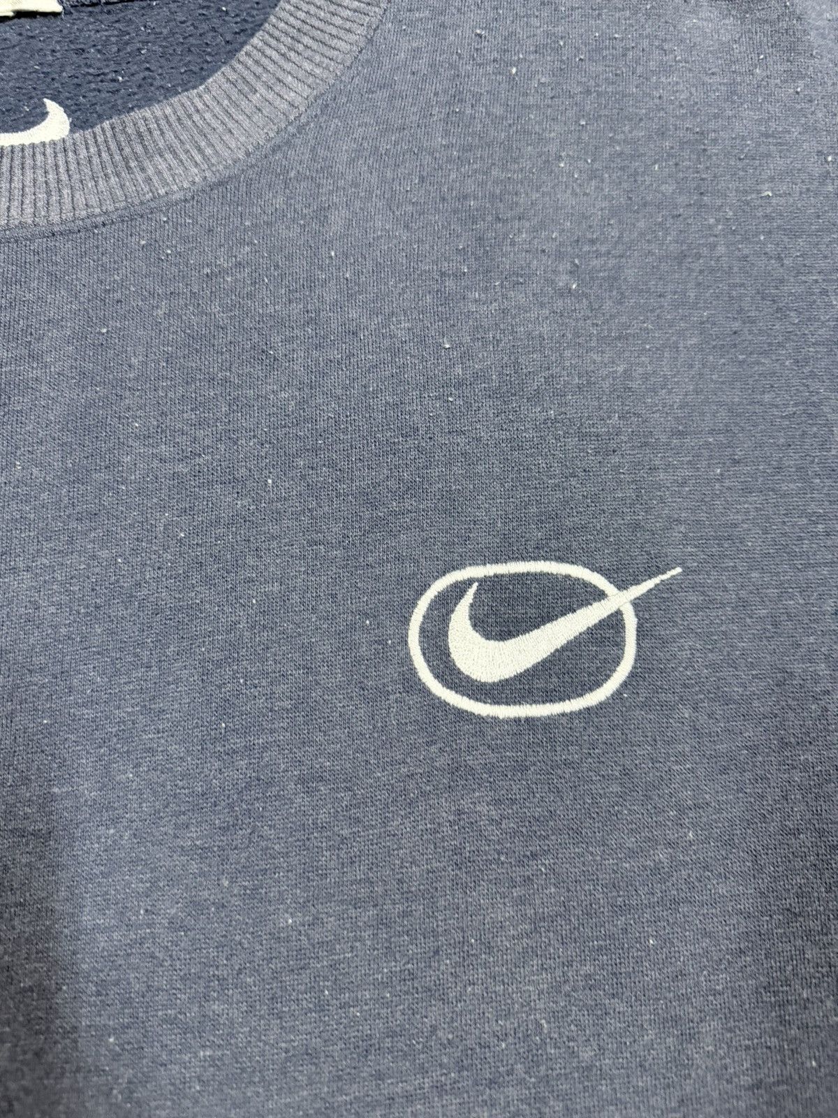 Nike Vtg🔥Y2k Sunfaded Nike Swoosh Eric Logo Longsleeve Size US L / EU 52-54 / 3 - 16 Thumbnail
