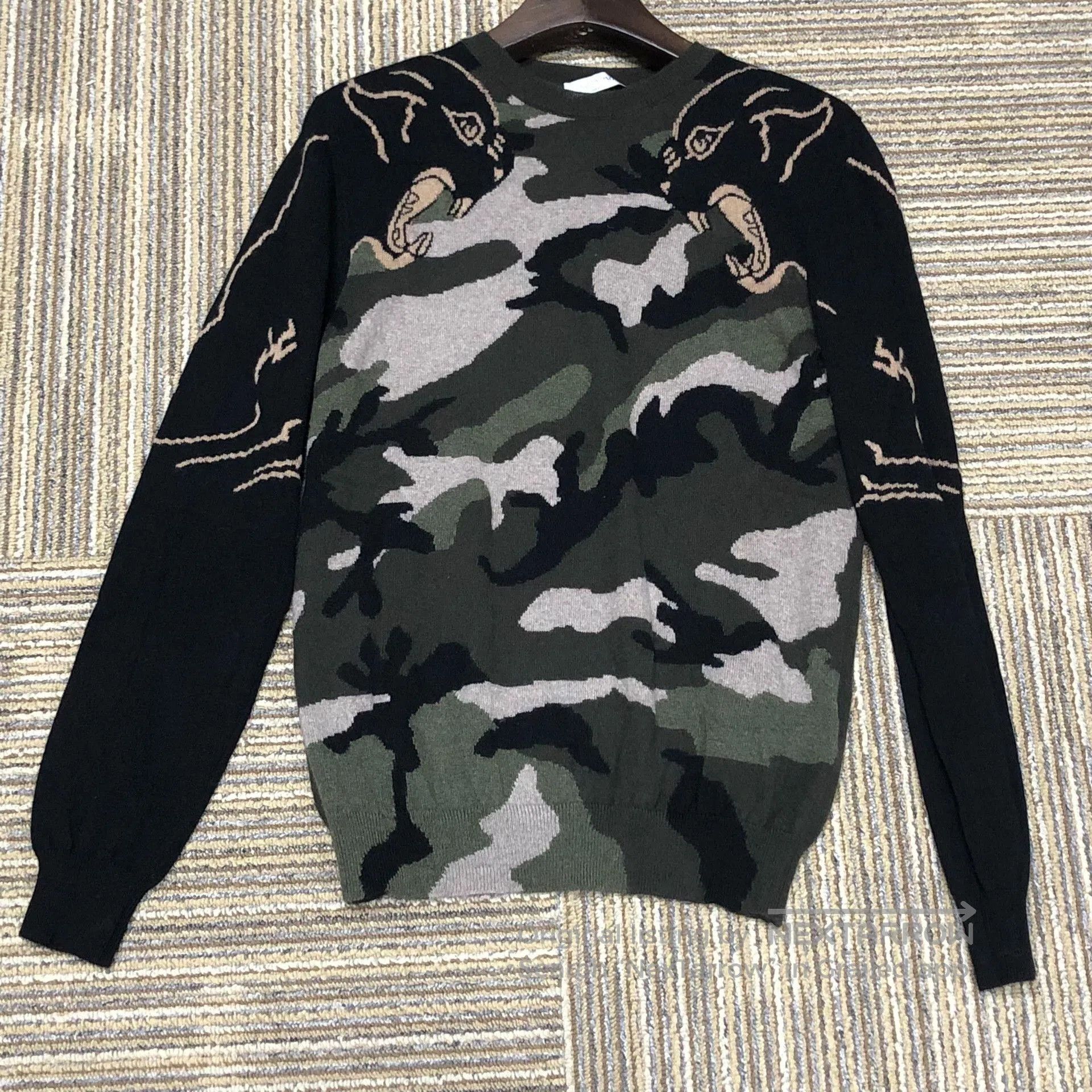 Valentino VALENTINO Camouflage Cashmere Sweater. Size US M / EU 48-50 / 2 - 1 Thumbnail